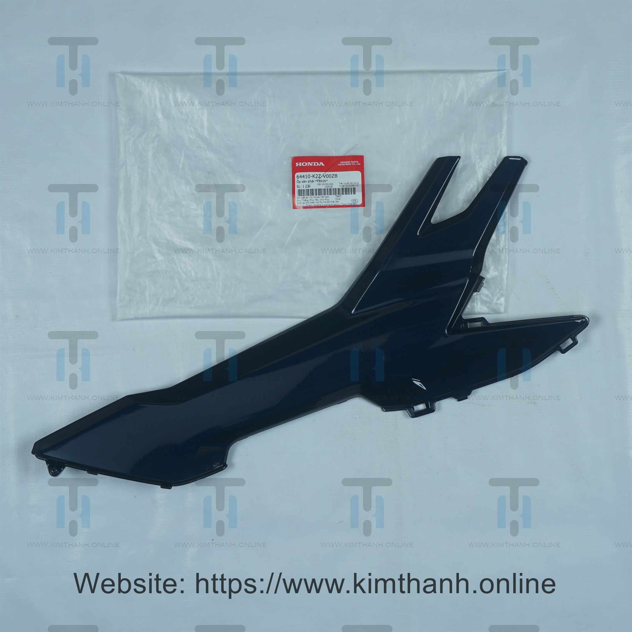 Cốp mực đậm phải Air Blade 2022 - 2025 đèn LED
