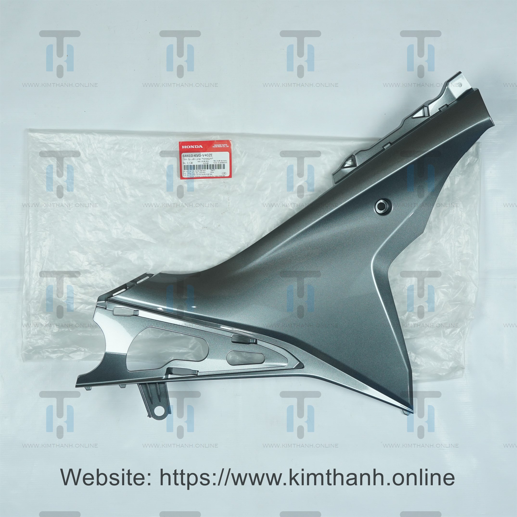 Cốp xám phải Air Blade 2011 2012 đầu bò