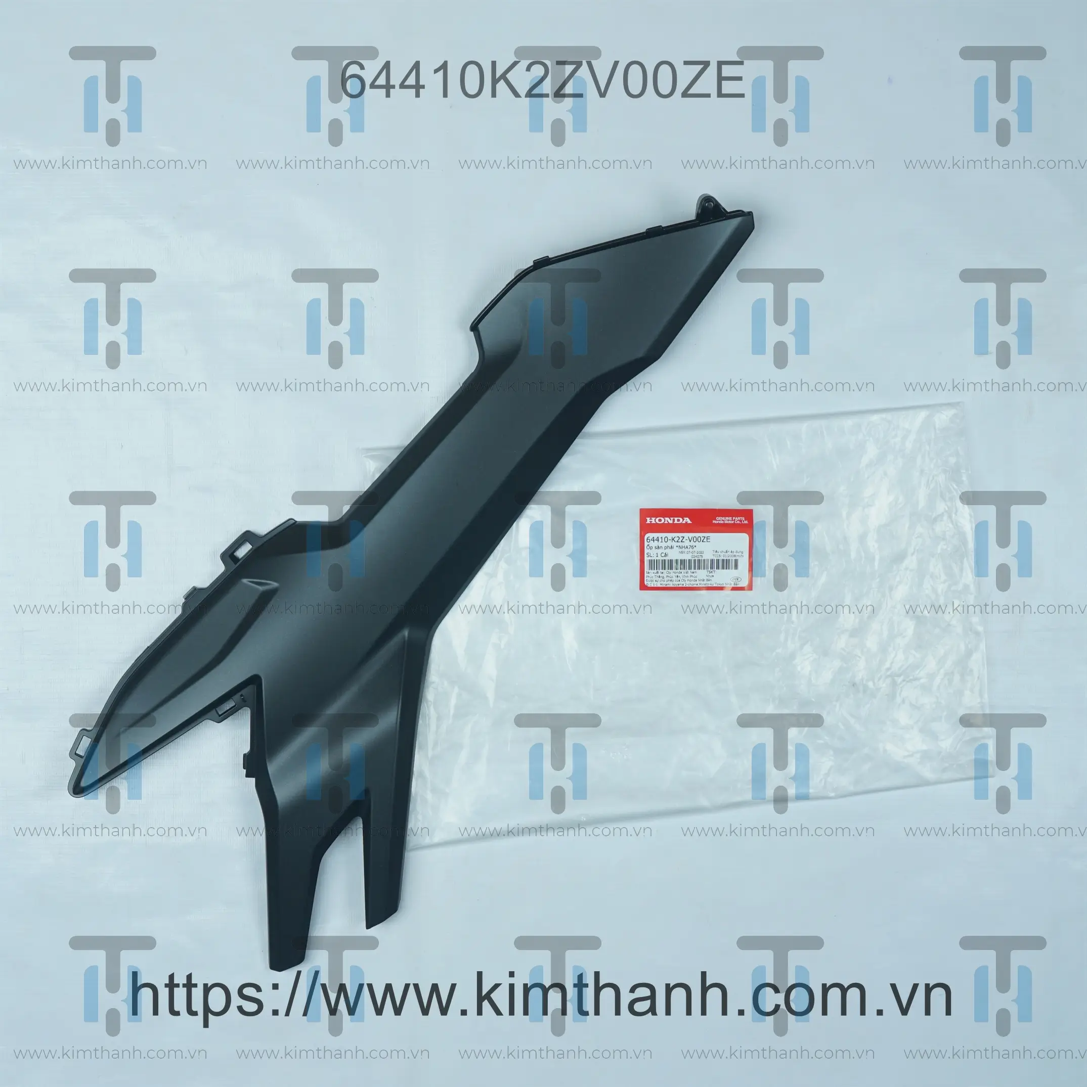 Cốp đen mờ phải Air Blade 2022 - 2025 đèn LED