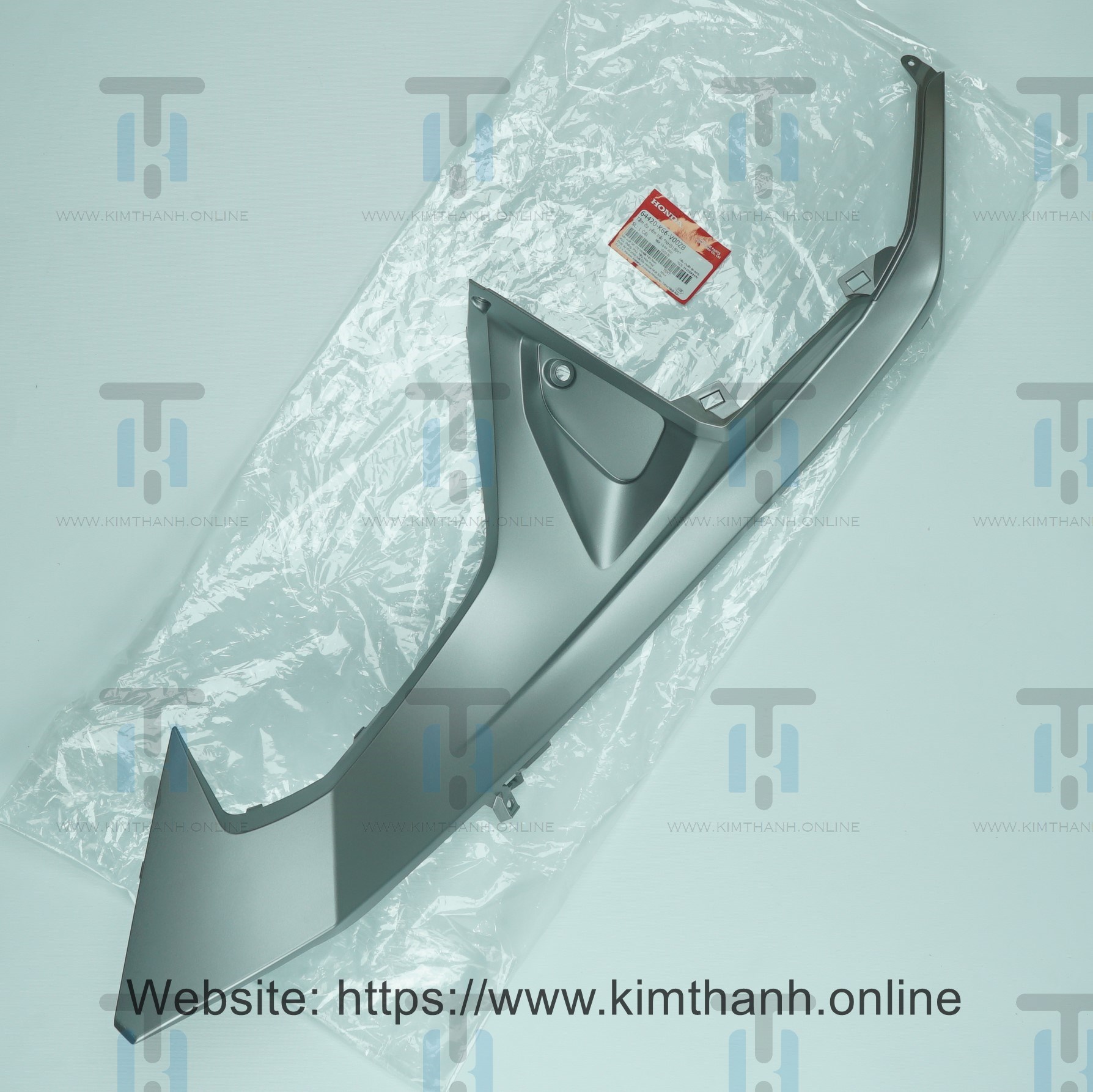 Ốp hông yếm bên trái cho xe Air Blade 2016 màu bạc mờ