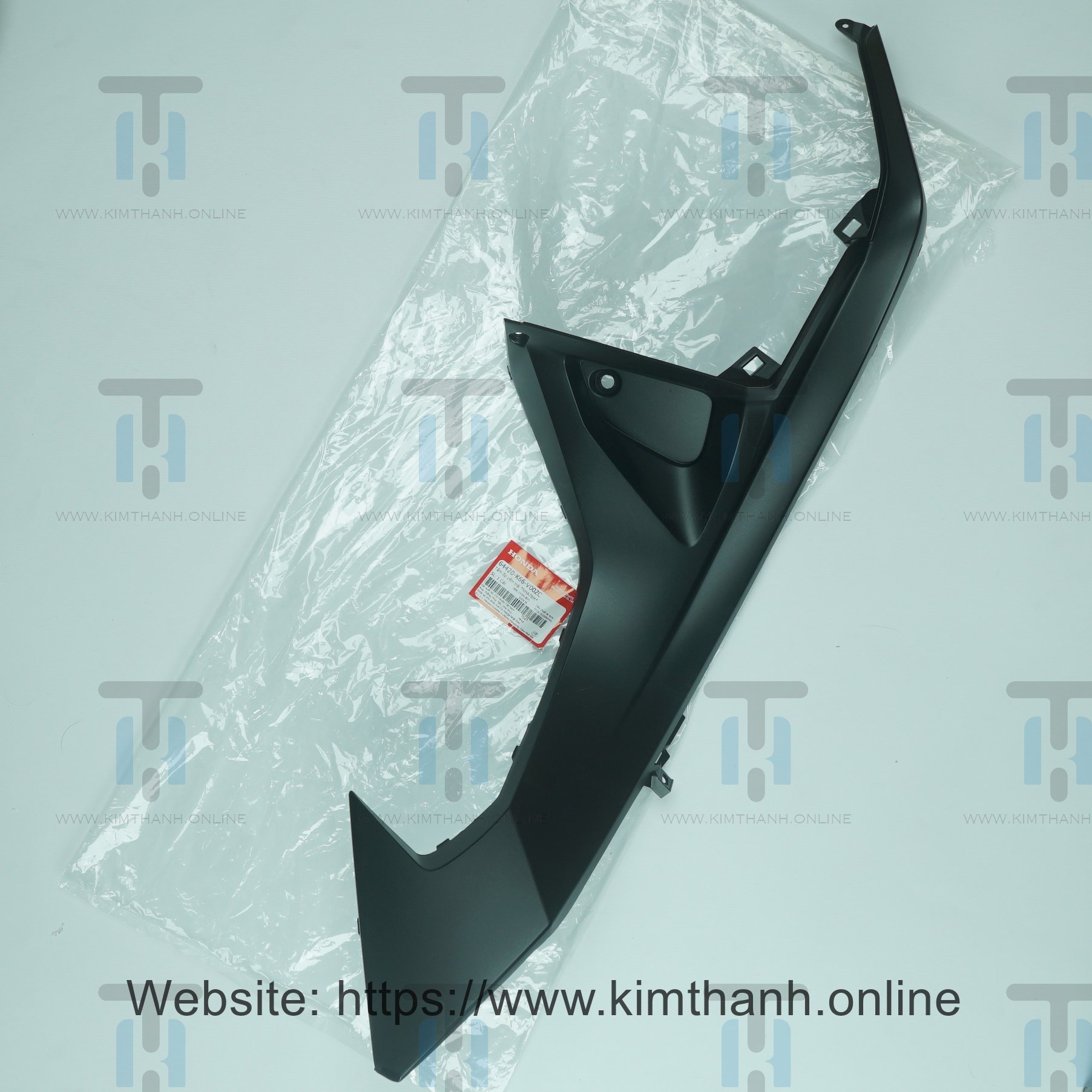 Ốp hông yếm bên trái màu đen bóng cho xe Air Blade 2016