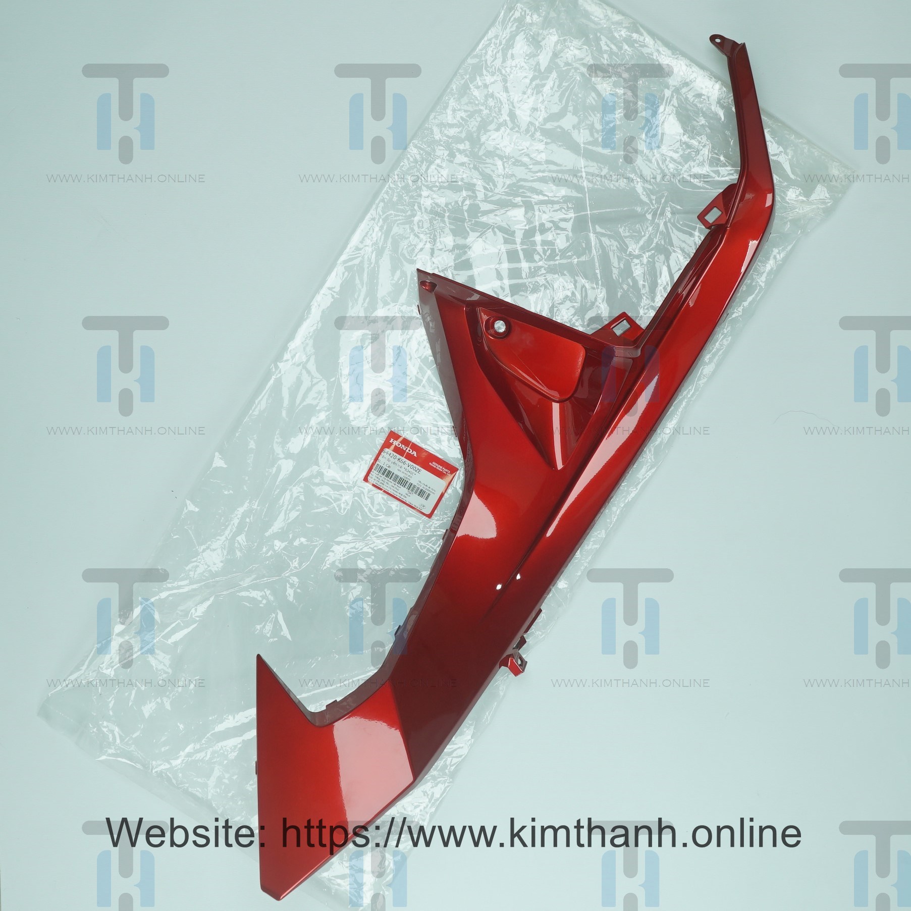 Ốp hông yếm bên trái cho xe Air Blade 2016 màu đỏ tươi