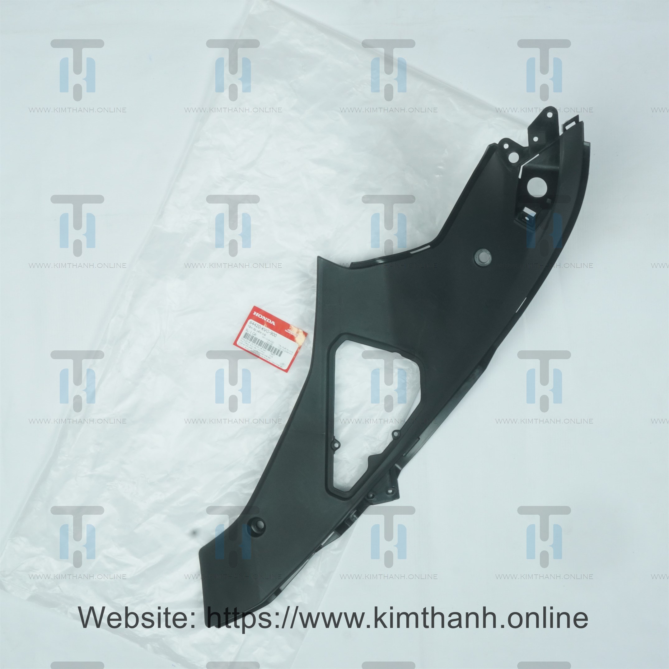 Cốp Honda Việt đen mờ trái Air Blade đời đầu