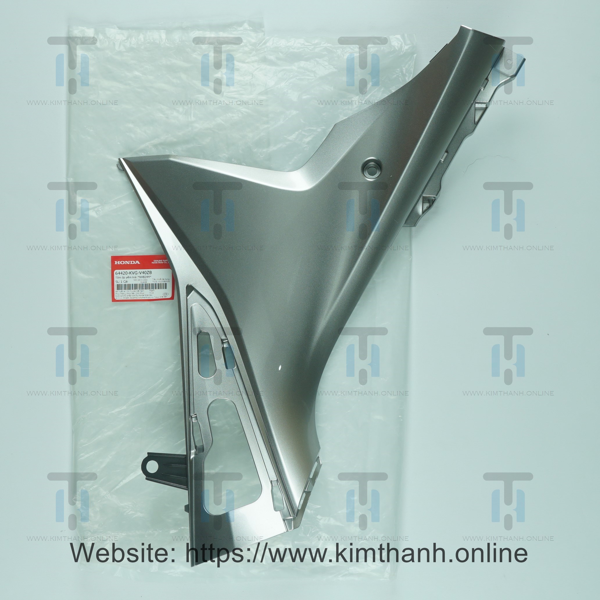 Cốp bạc trái Air Blade 2011 2012 đầu bò