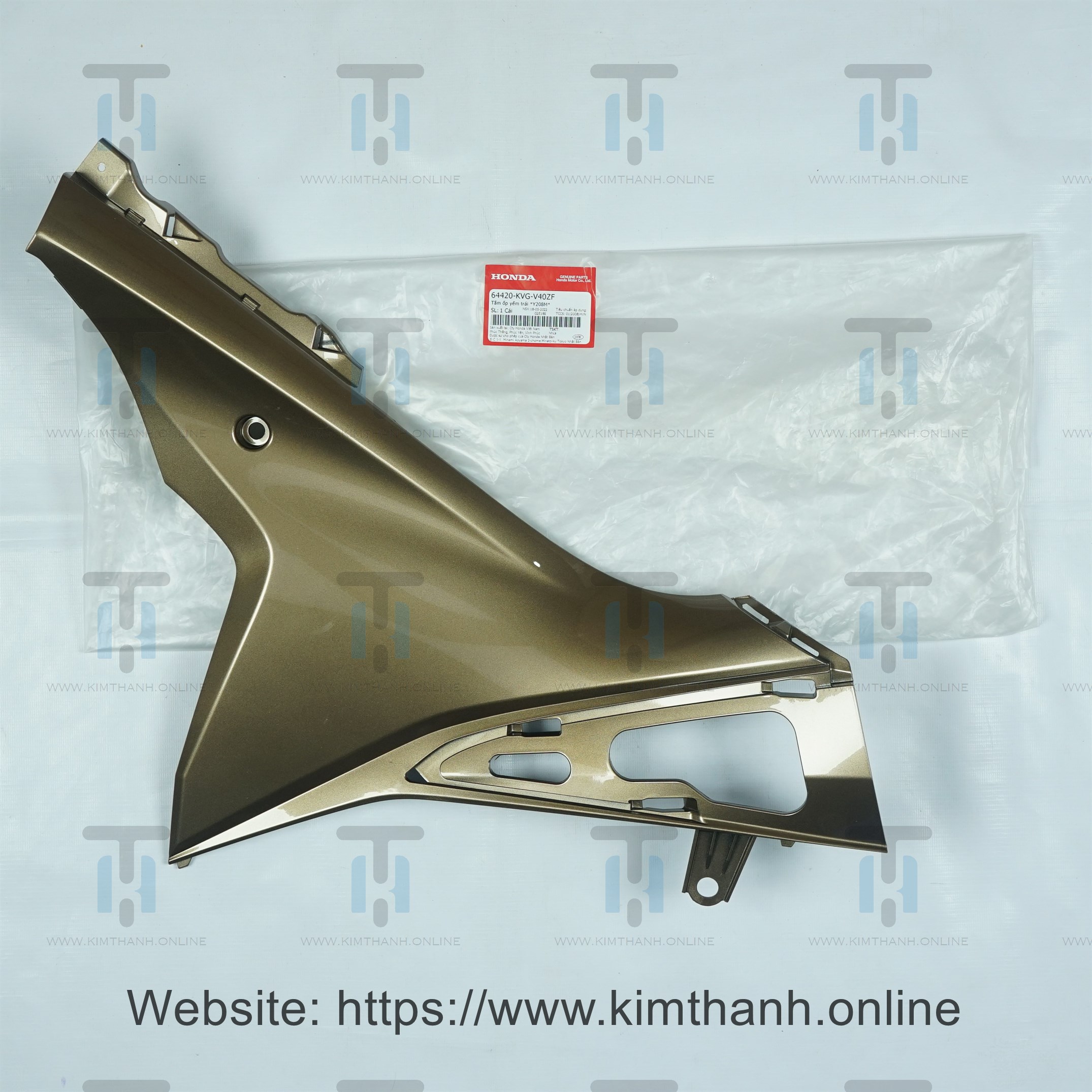 Cốp đồng trái Air Blade 2011 2012 đầu bò