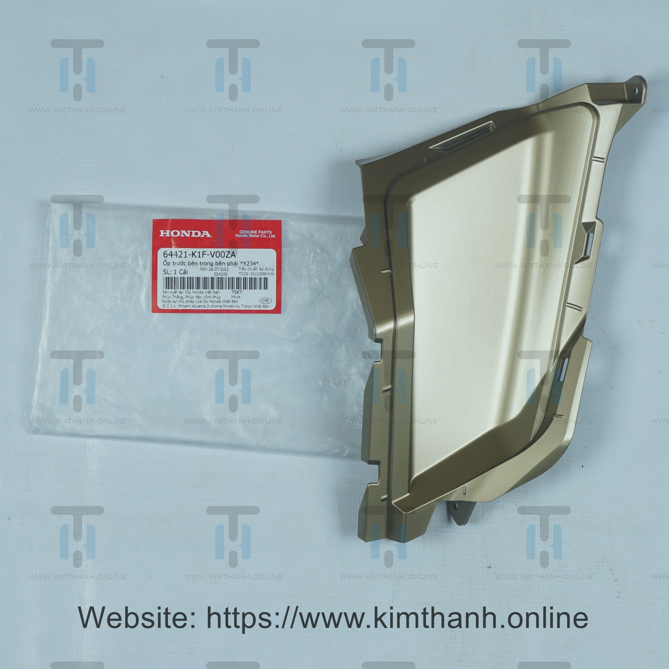 Gác em bé đồng mờ phải - 2022 Air Blade 2020 - 2021 đèn LED