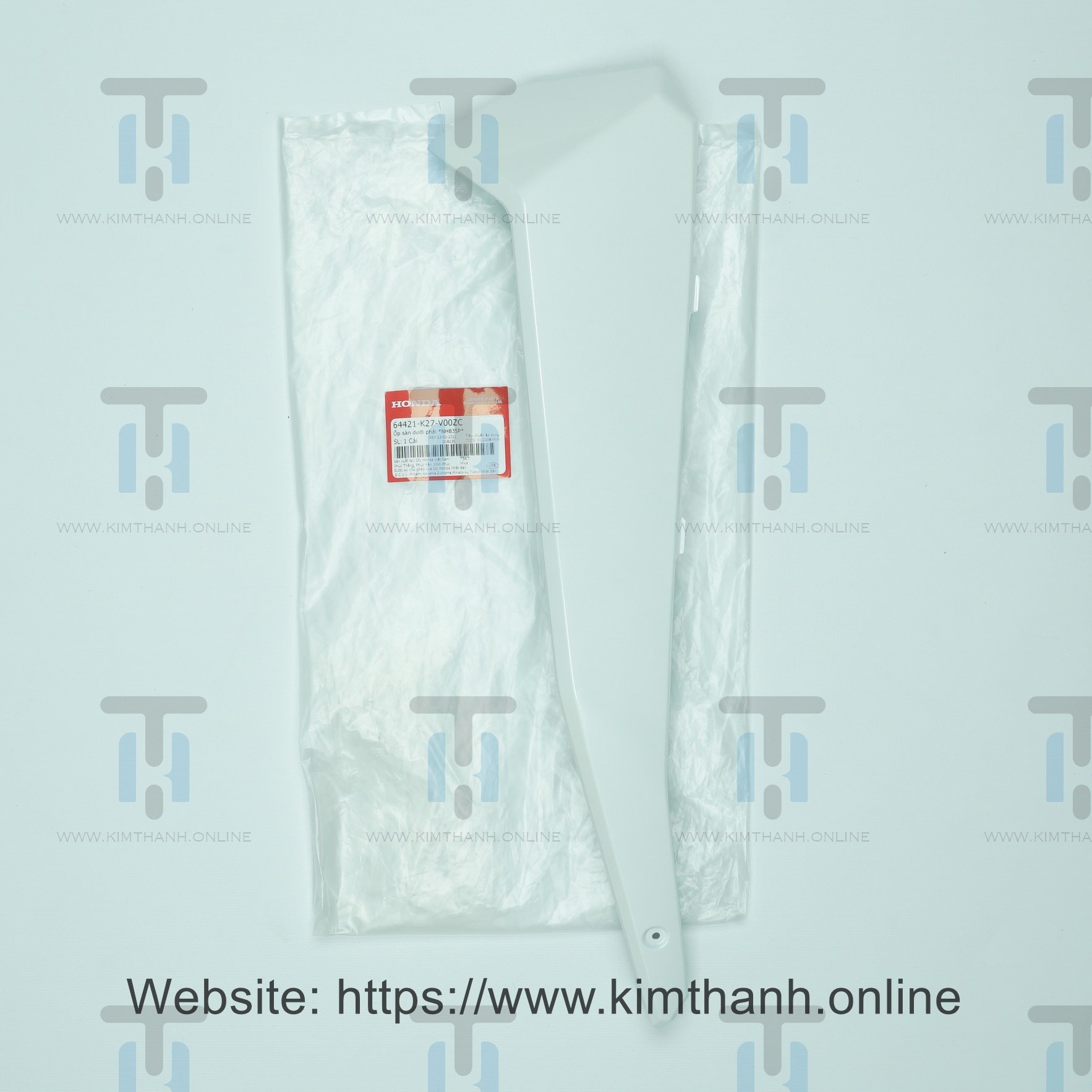 Nẹp trắng phải Air Blade 2013 - 2015 đèn cầu