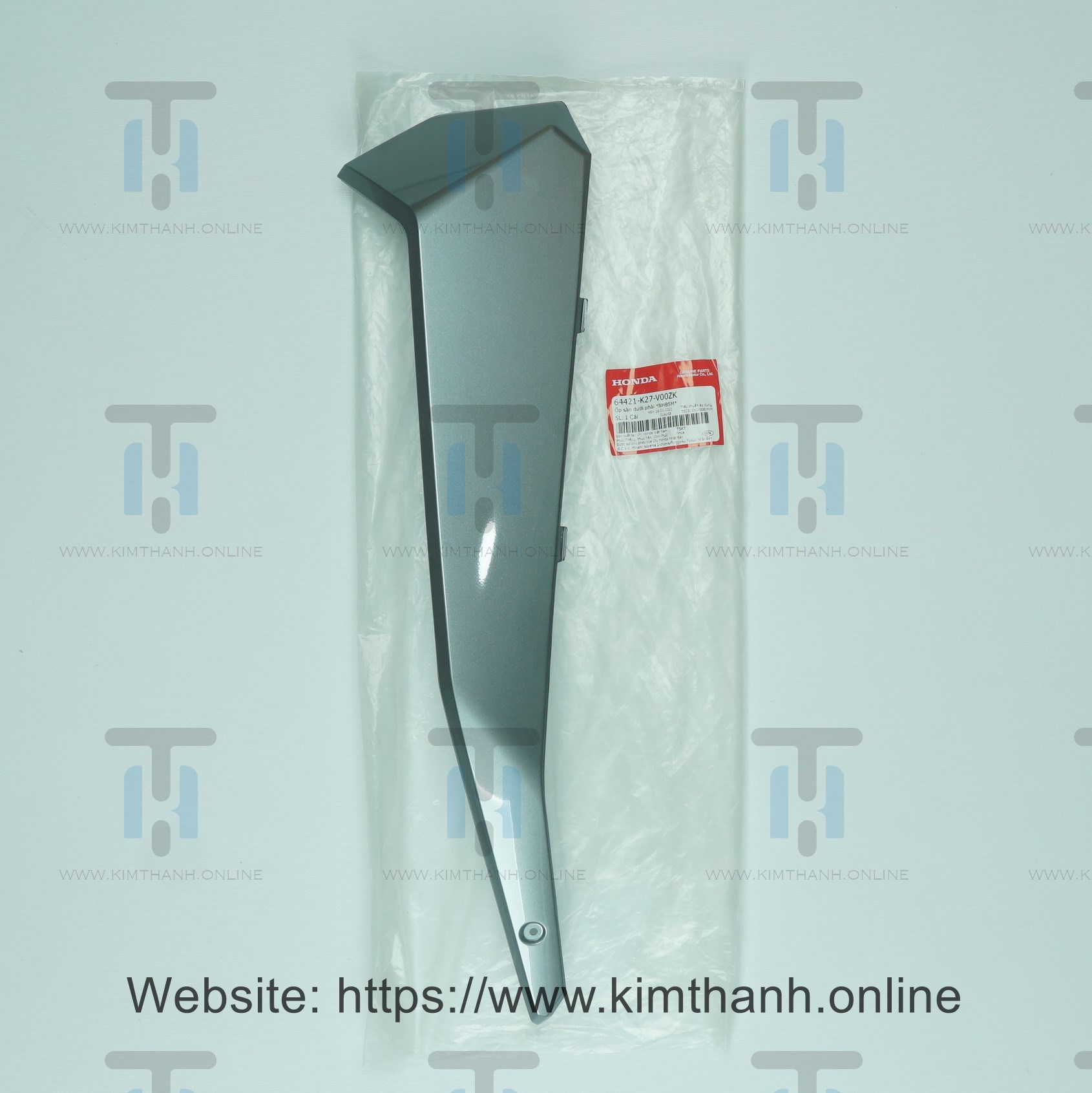 Nẹp xám phải Air Blade 2013 - 2015 đèn cầu