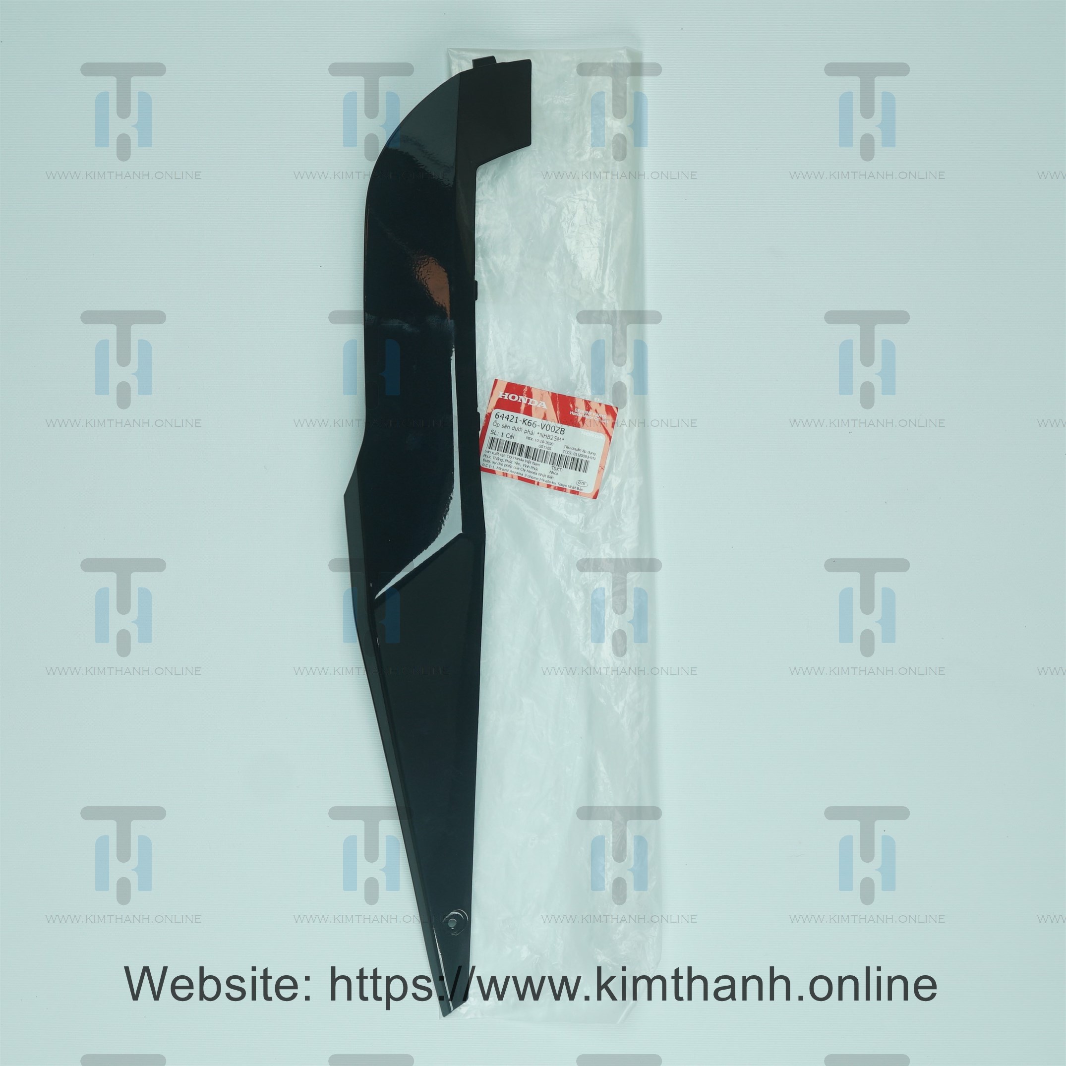 Nẹp bên phải cho xe Air Blade 2016 màu đen bóng