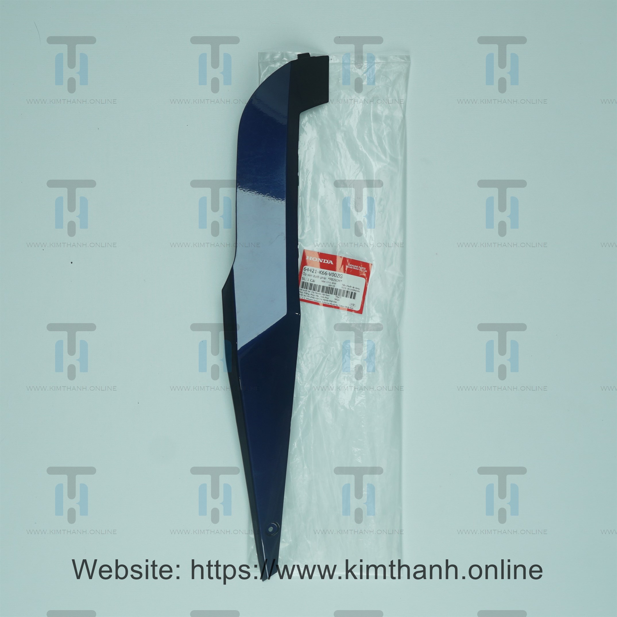Nẹp bên phải xe Air Blade 2016 màu mực lợt