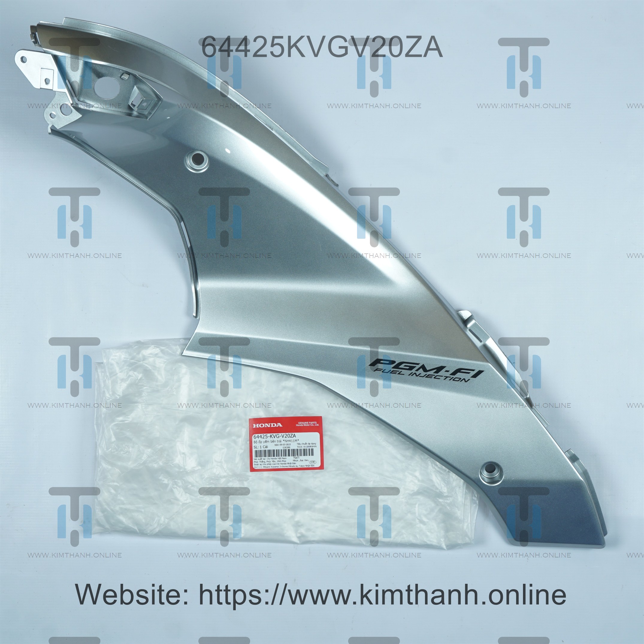 Cốp Honda Việt bạc trái có tem Air Blade đời đầu