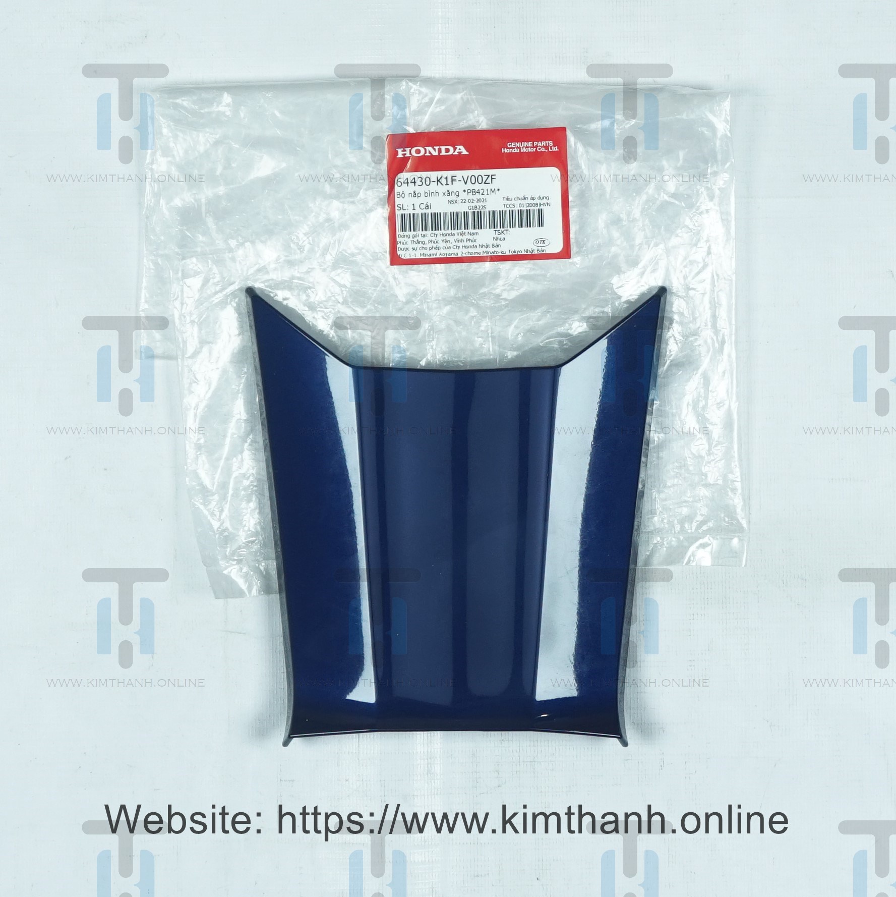 Nắp xăng màu mực xe Air Blade 2020