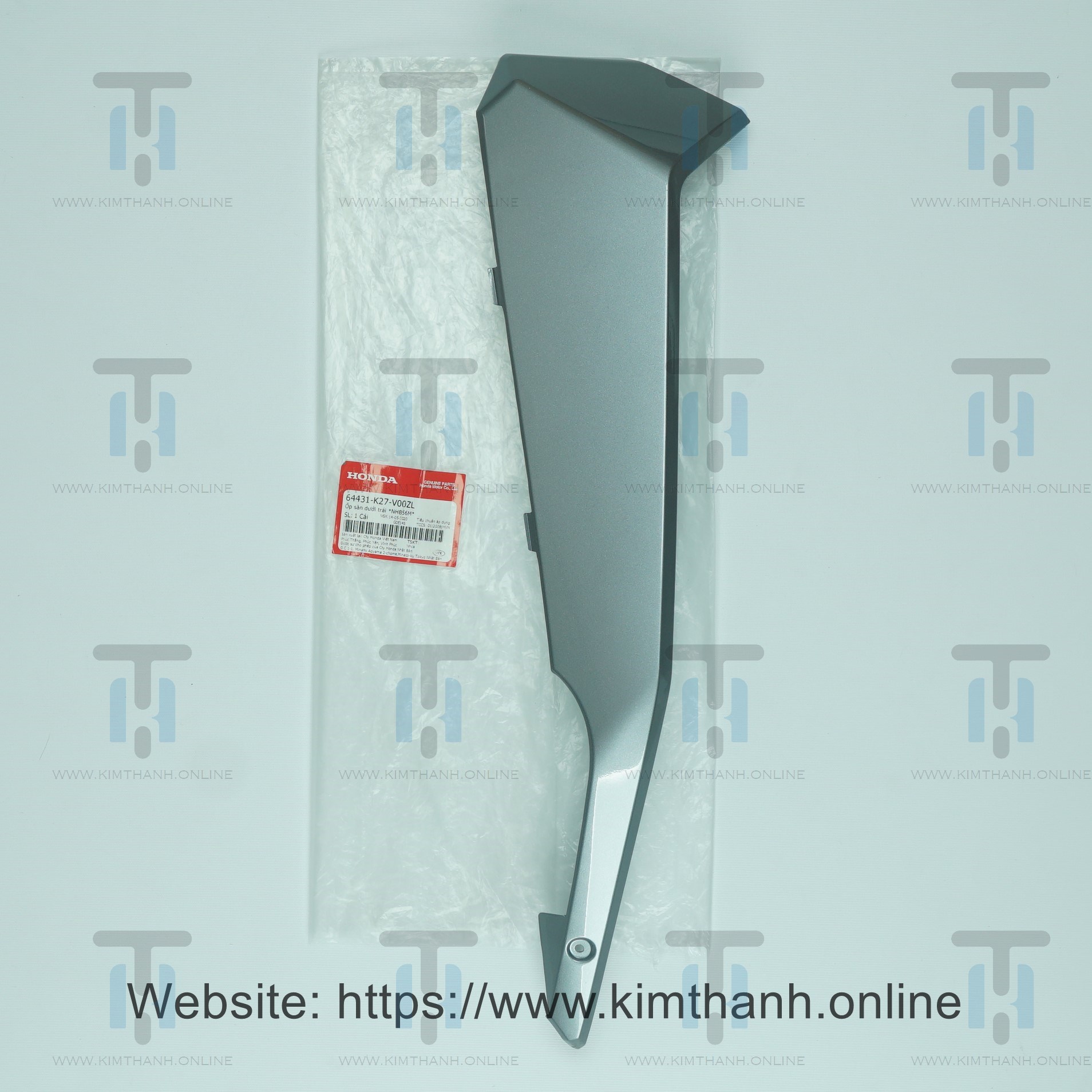 Nẹp xám trái Air Blade 2013 - 2015 đèn cầu