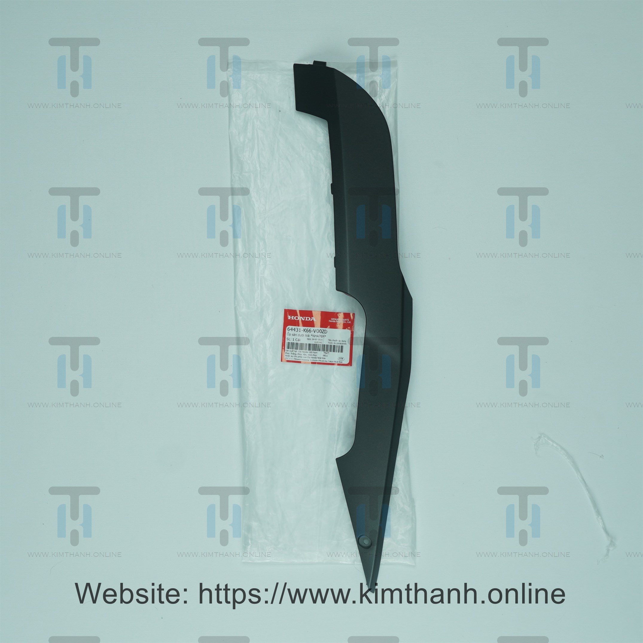 Nẹp bên trái Air Blade 2016 màu đen mờ