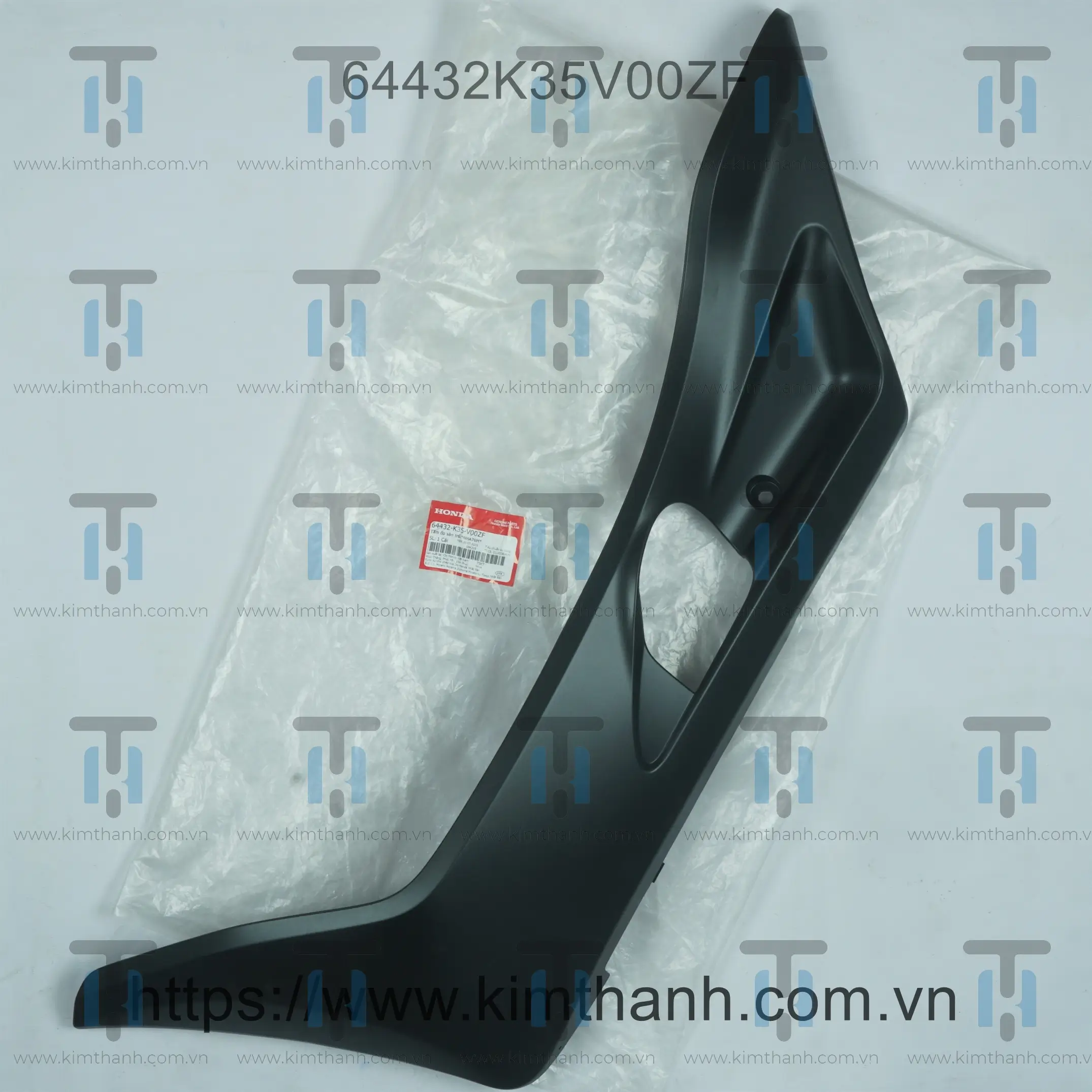 Nẹp đen mờ trái PCX 2015 - LED