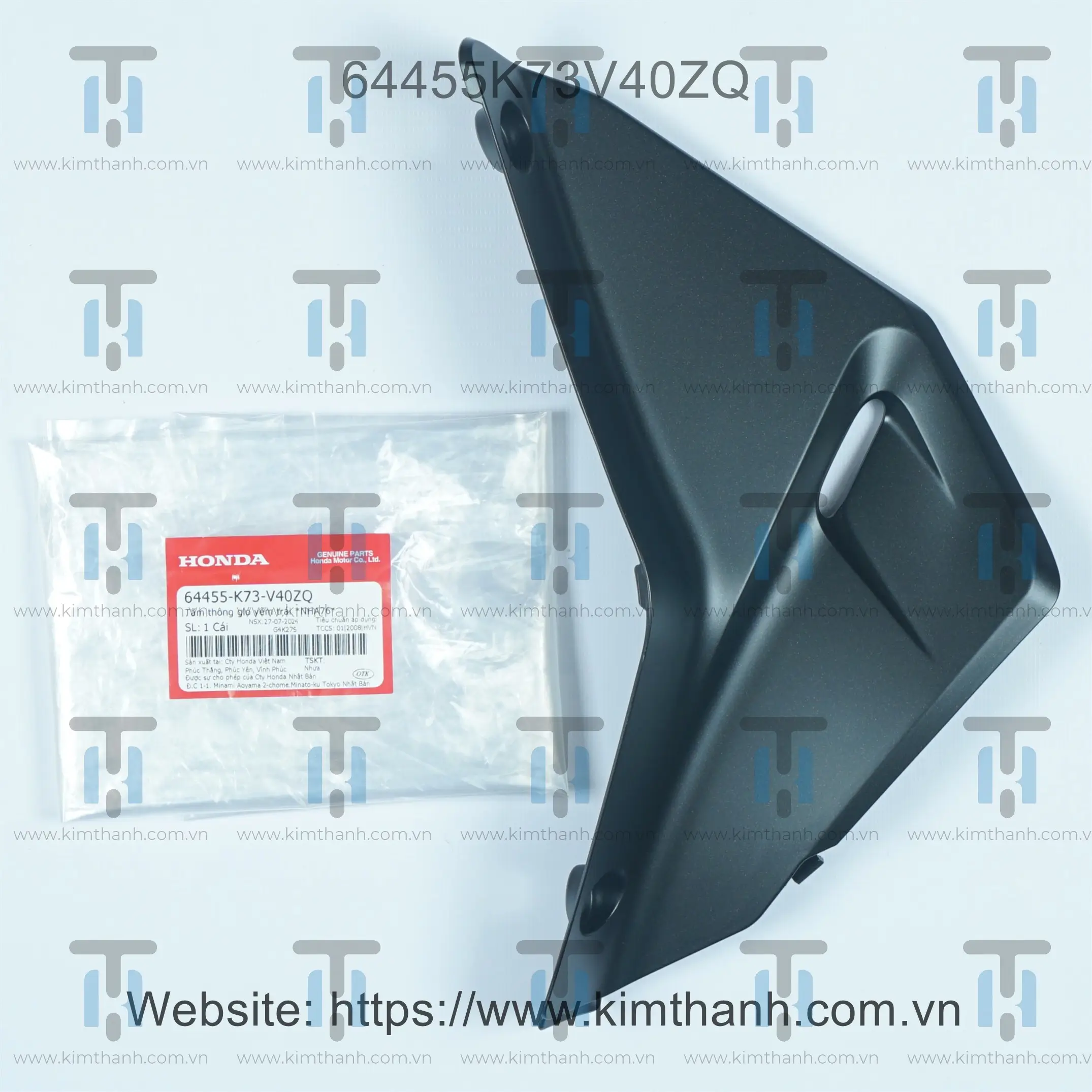 Thông gió đen mờ trái Future LED 2019