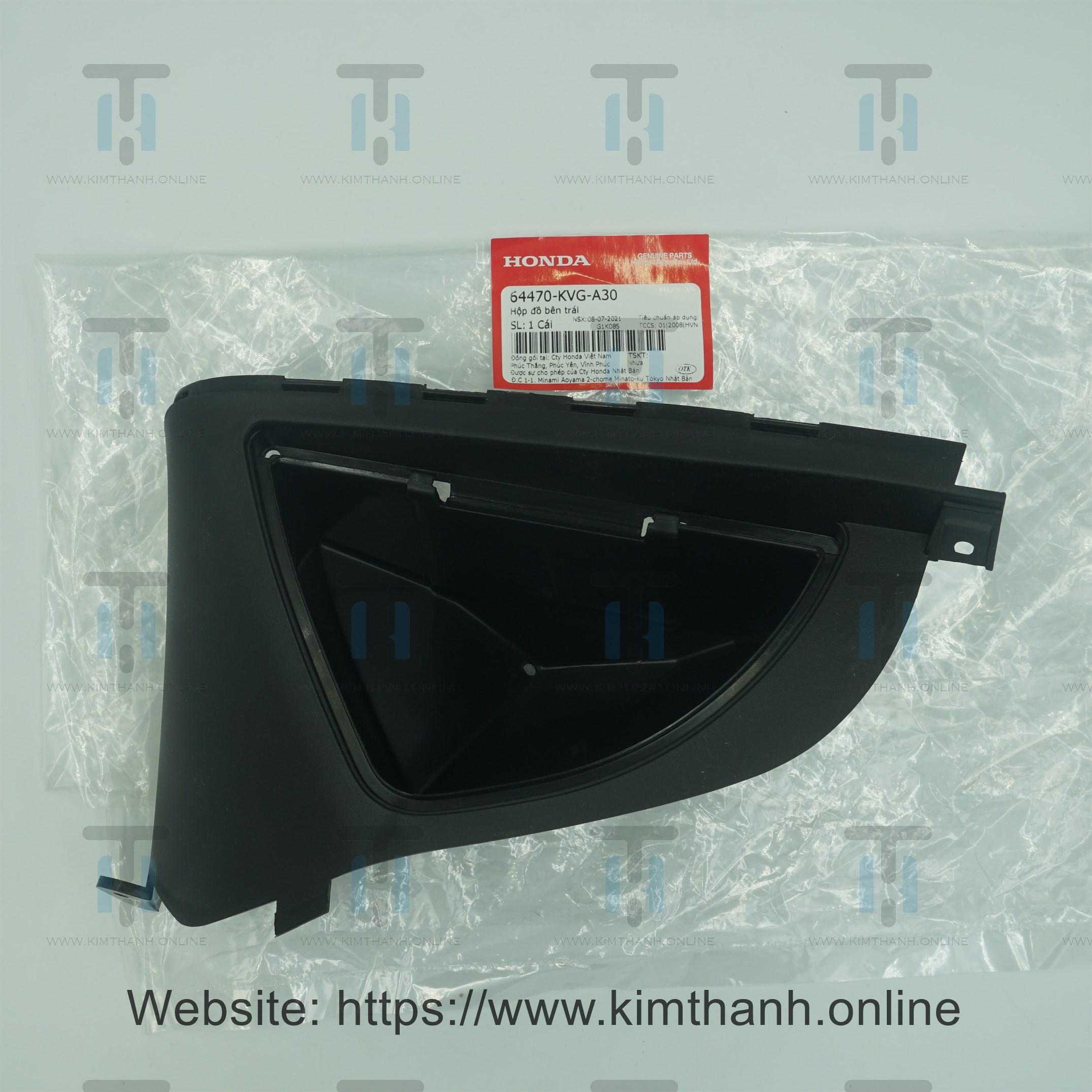 Gác chân em bé Fi trái không nắp Air Blade đời đầu