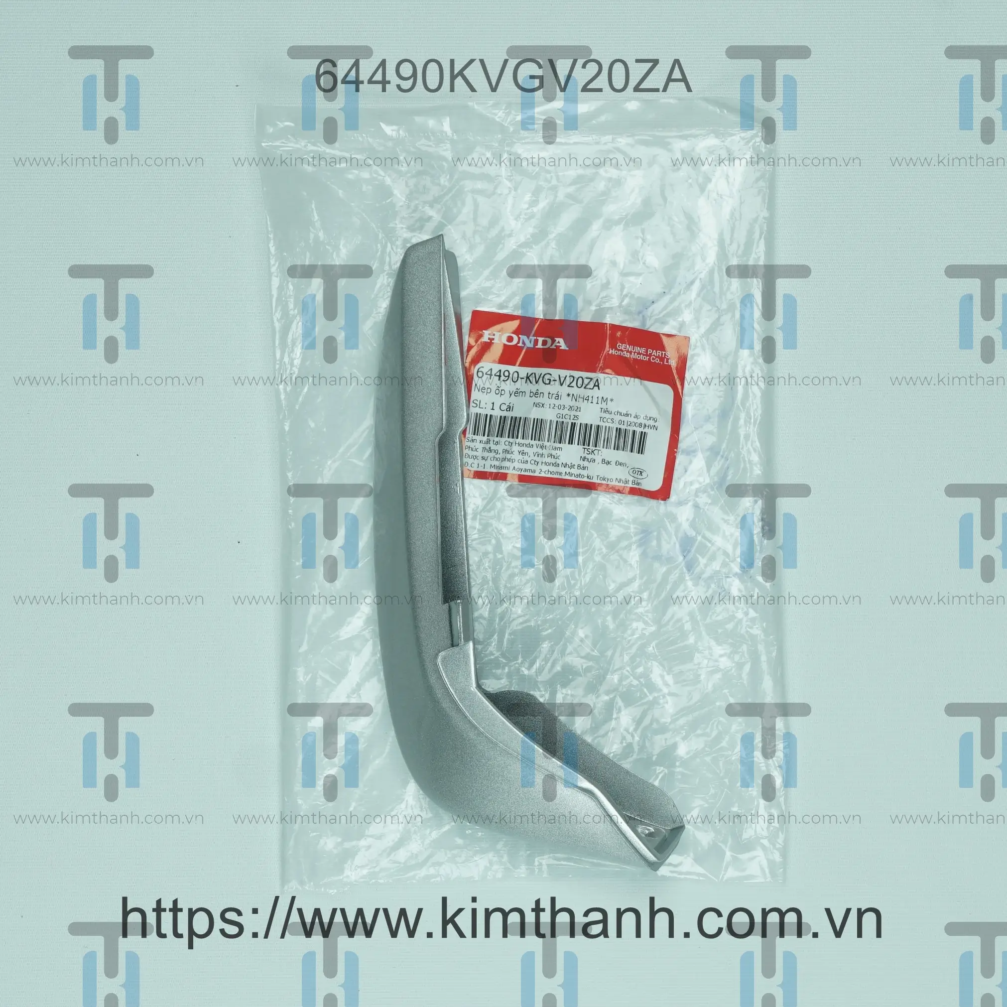 Co trang trí bững Honda Việt bạc trái Air Blade đời đầu