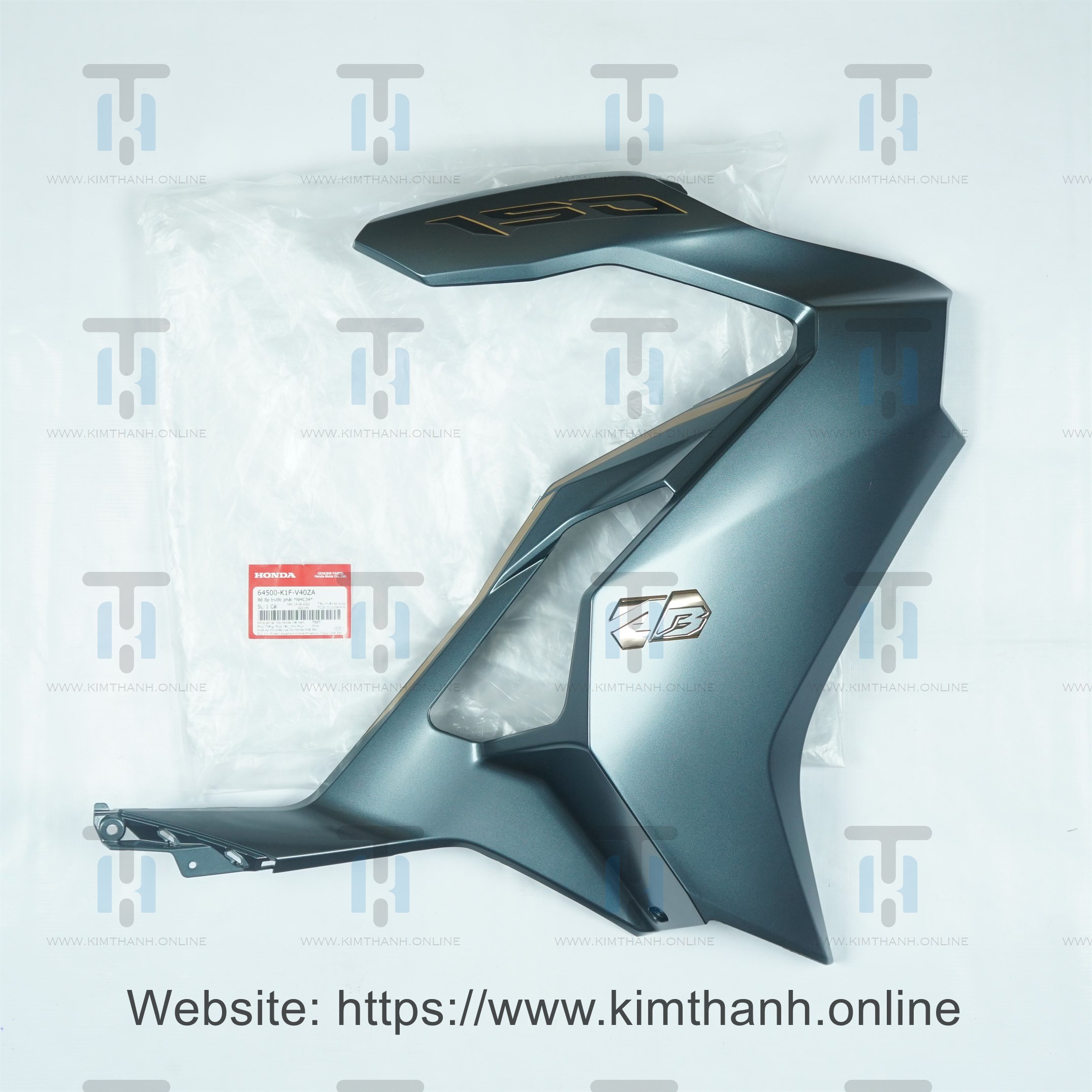 Ốp pha đèn lục mờ 150 phải tem đồng 2021 Air Blade 2020 - 2021 đèn LED