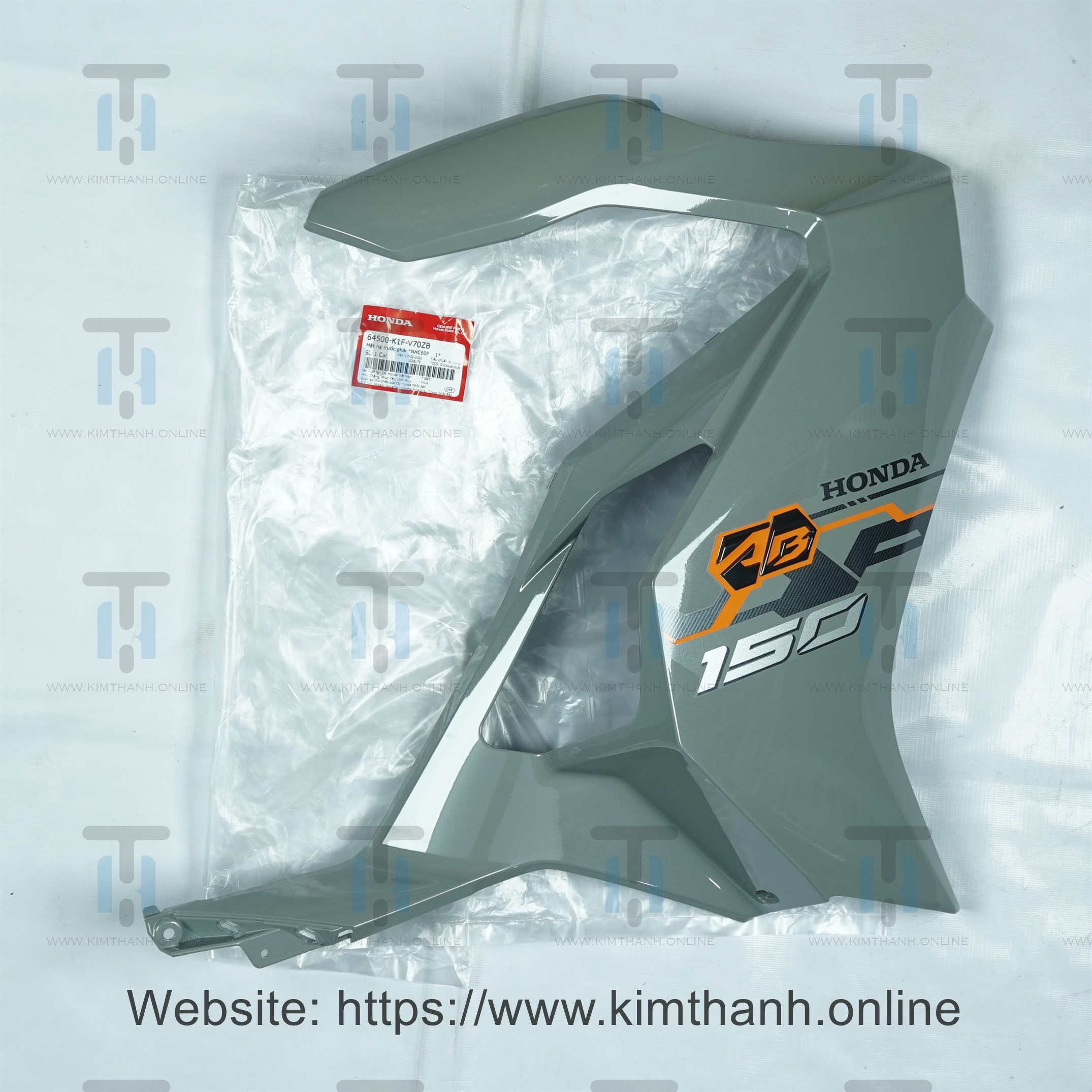 Ốp pha đèn xám xi măng 150 phải - 2021 Air Blade 2020 - 2021 đèn LED