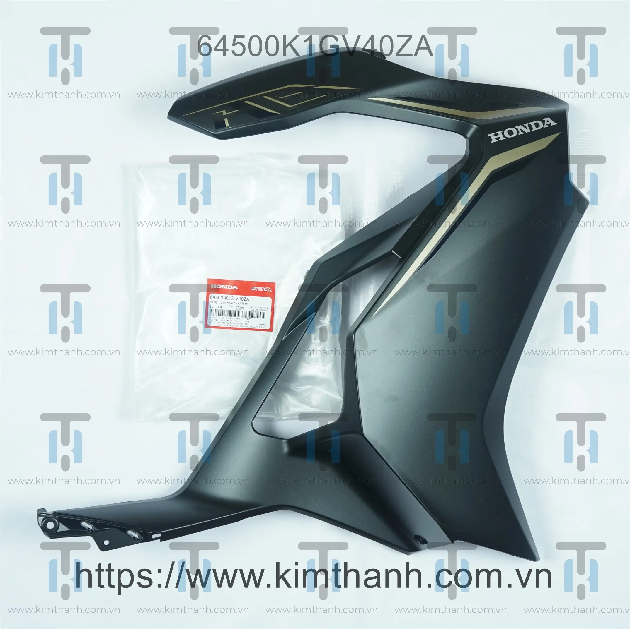 Ốp pha đèn đen mờ 125 phải tem giấy đồng 2021 Air Blade 2020 - 2021 đèn LED