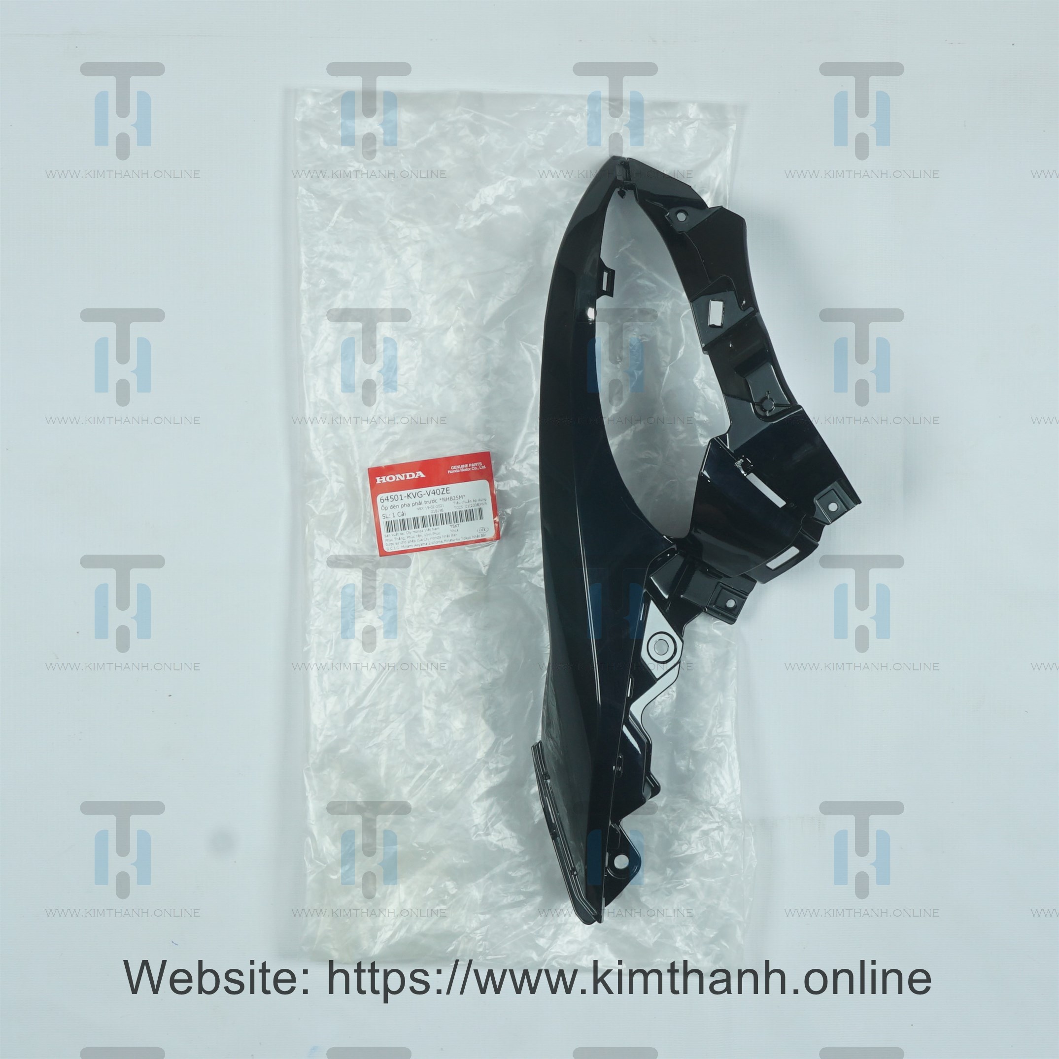 Ốp pha đèn đen phải Air Blade 2011 2012 đầu bò