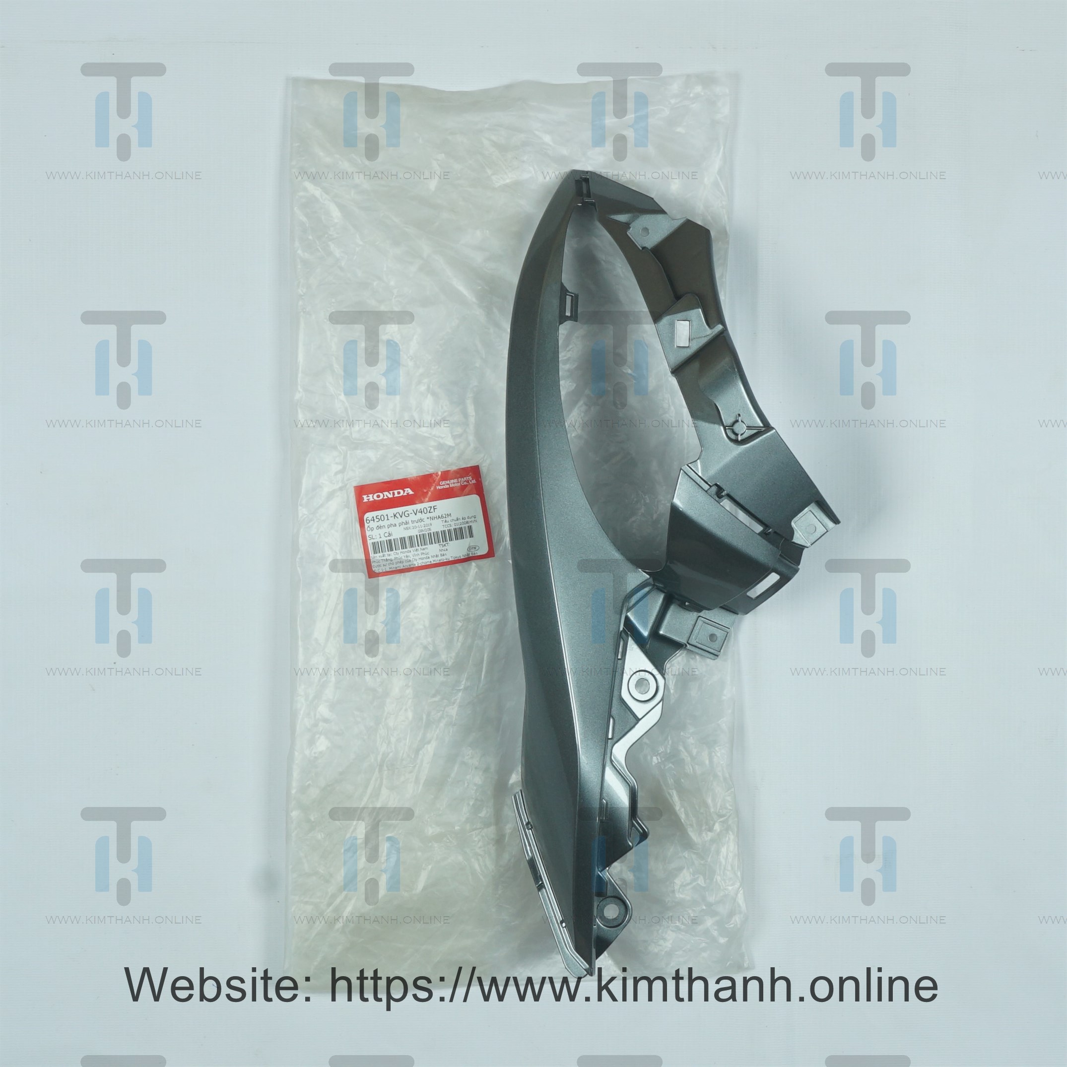 Ốp pha đèn xám phải Air Blade 2011 2012 đầu bò