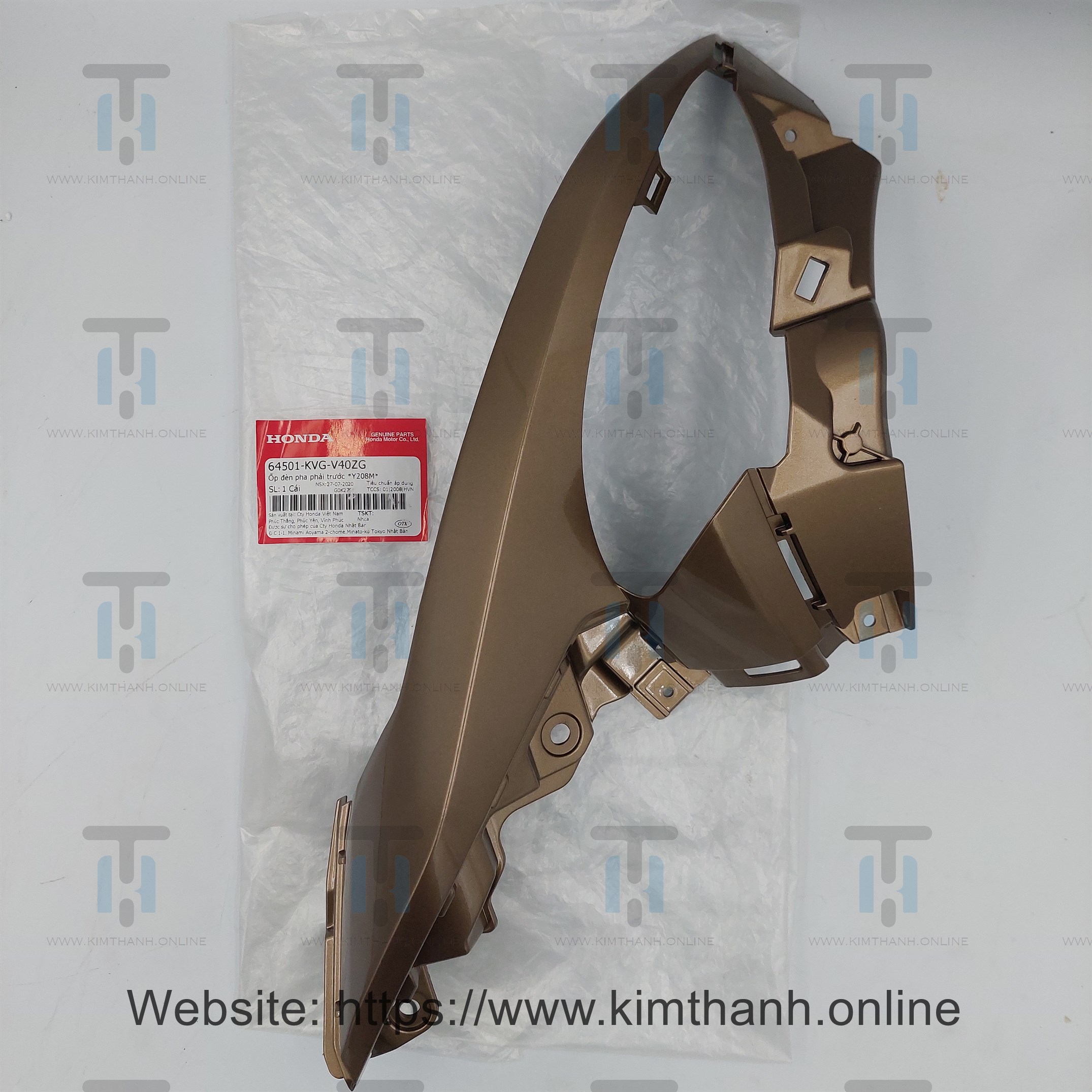 Ốp pha đèn đồng phải Air Blade 2011 2012 đầu bò