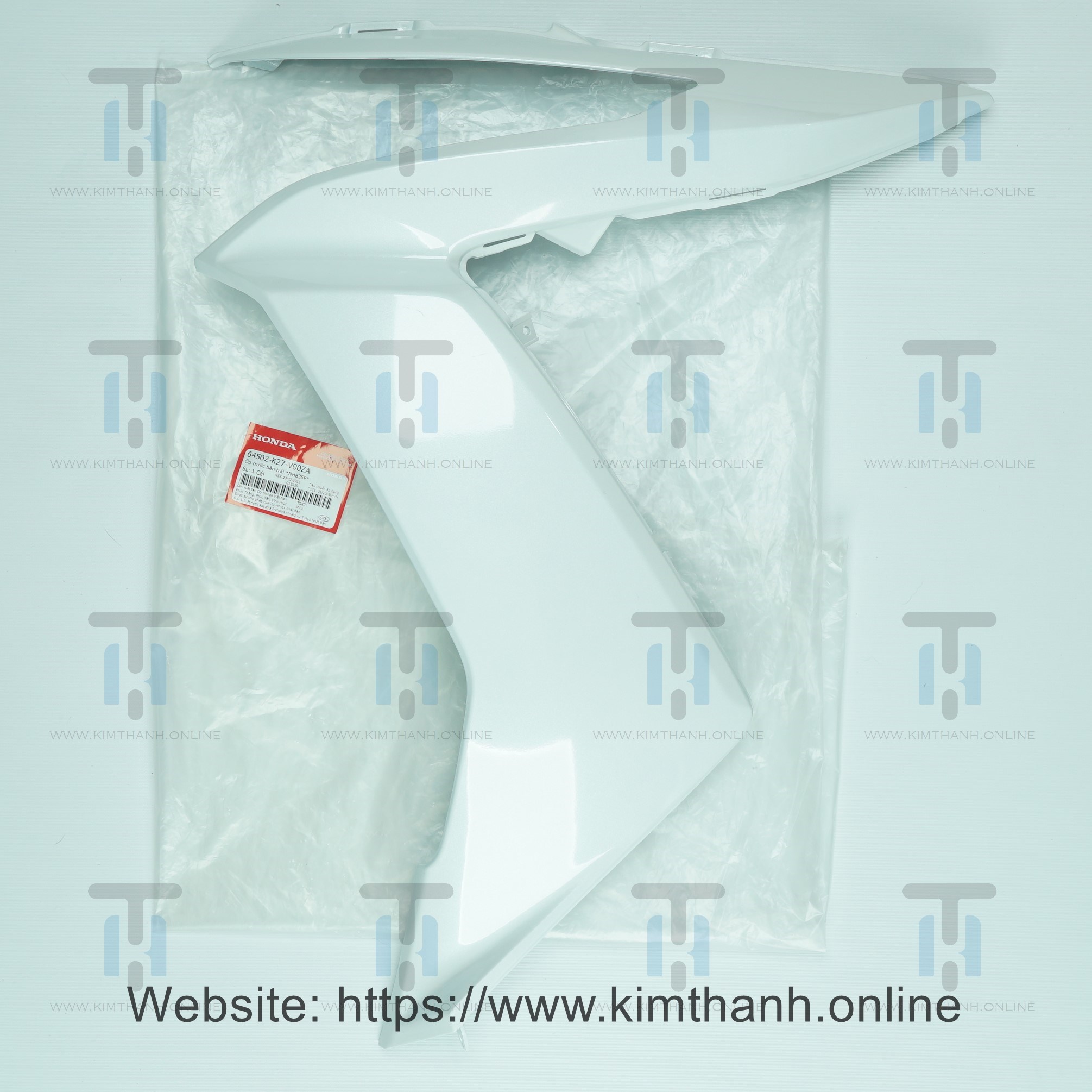Ốp pha đèn trắng trái không tem Air Blade 2013 - 2015 đèn cầu