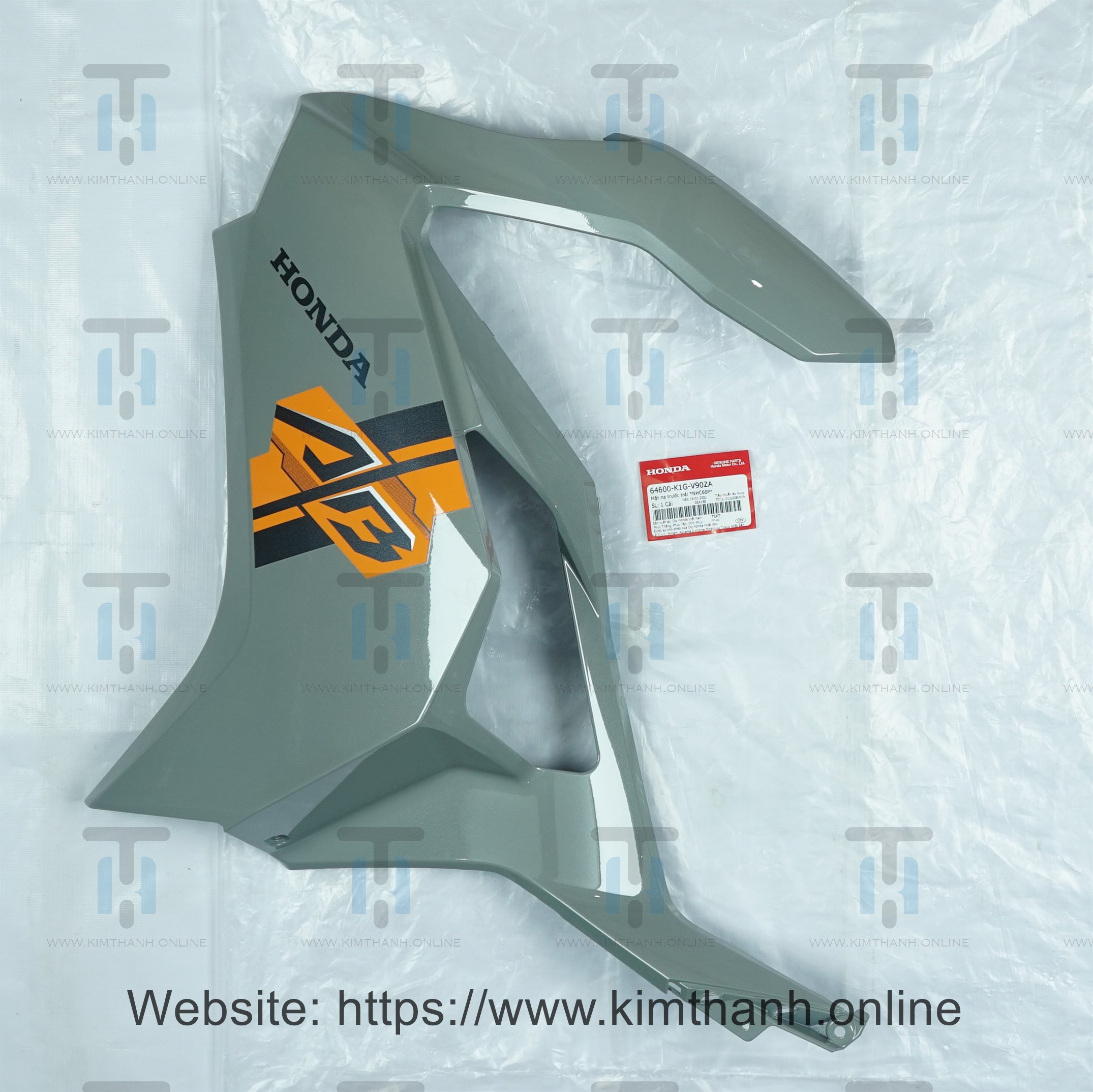 Ốp pha đèn xám xi măng 125 trái -2021 Air Blade 2020 - 2021 đèn LED