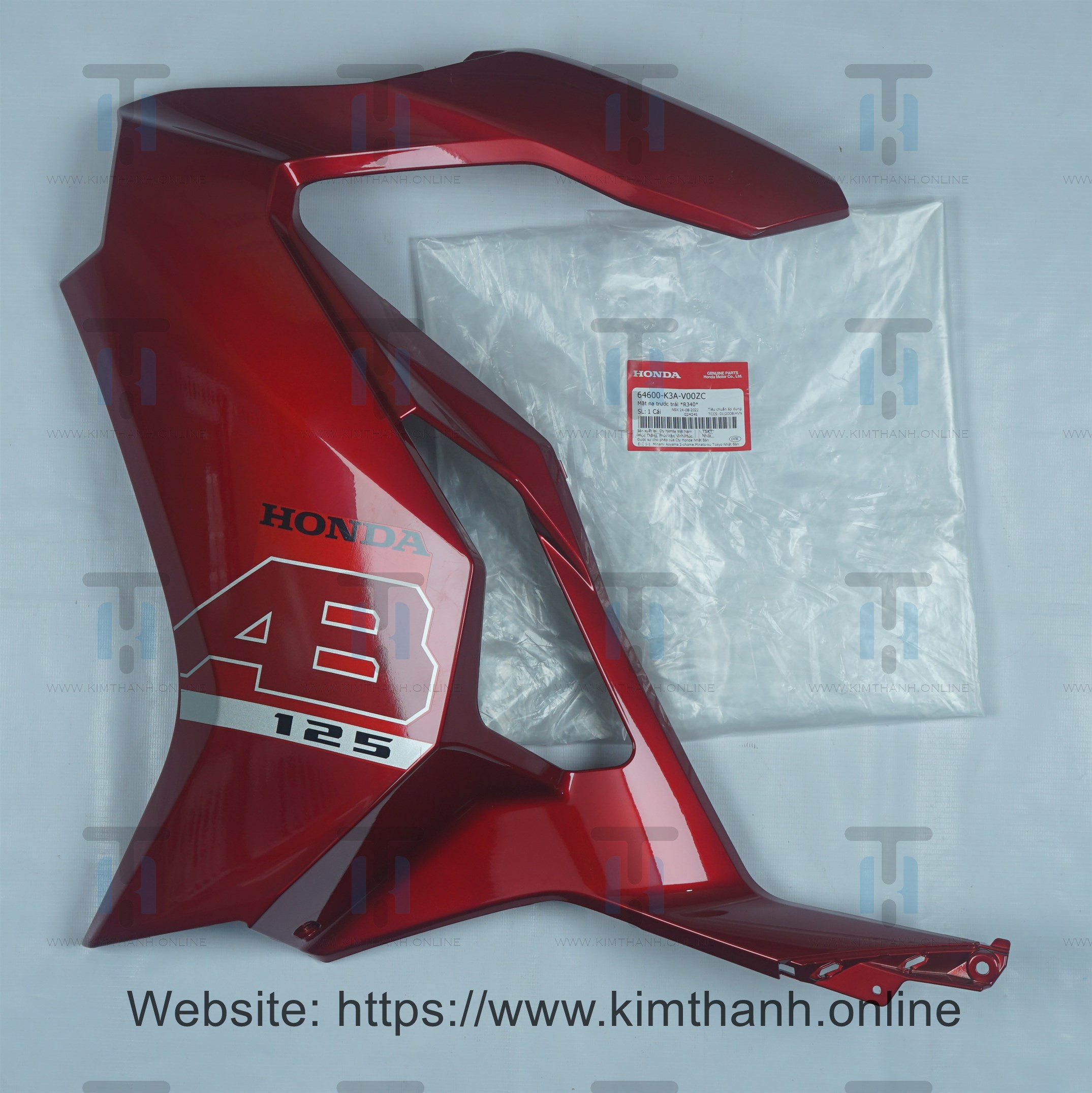 Ốp pha đèn tươi trái có tem - 125cc Air Blade 2022 - 2025 đèn LED