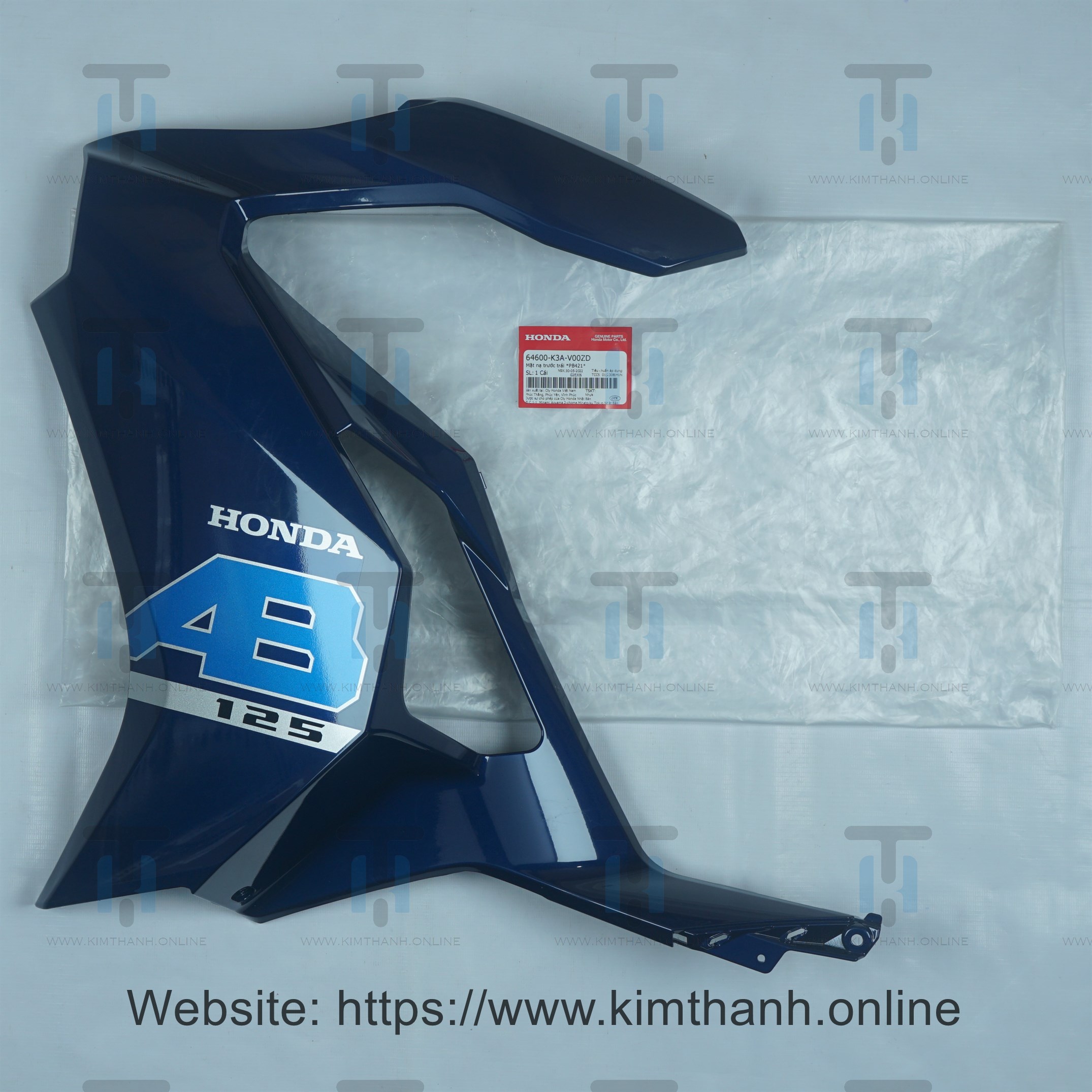 Ốp pha đèn dương trái có tem - 125cc Air Blade 2022 - 2025 đèn LED