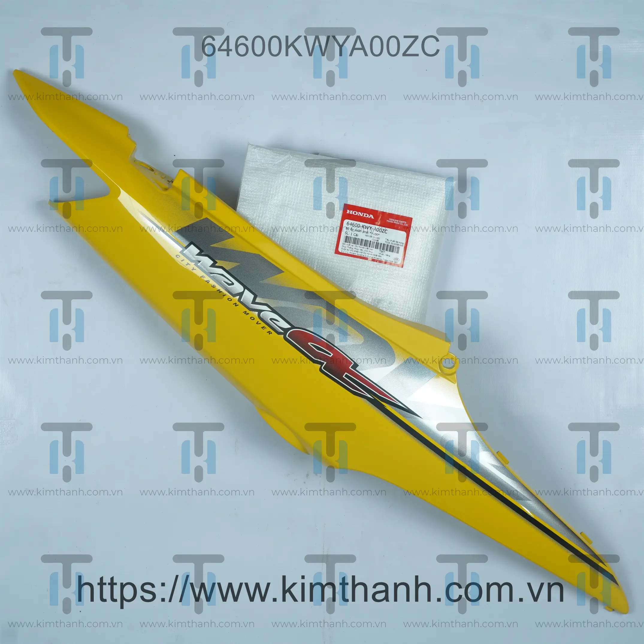 Ốp sườn vàng phải có tem viền vàng 2010 Wave Alpha 2006