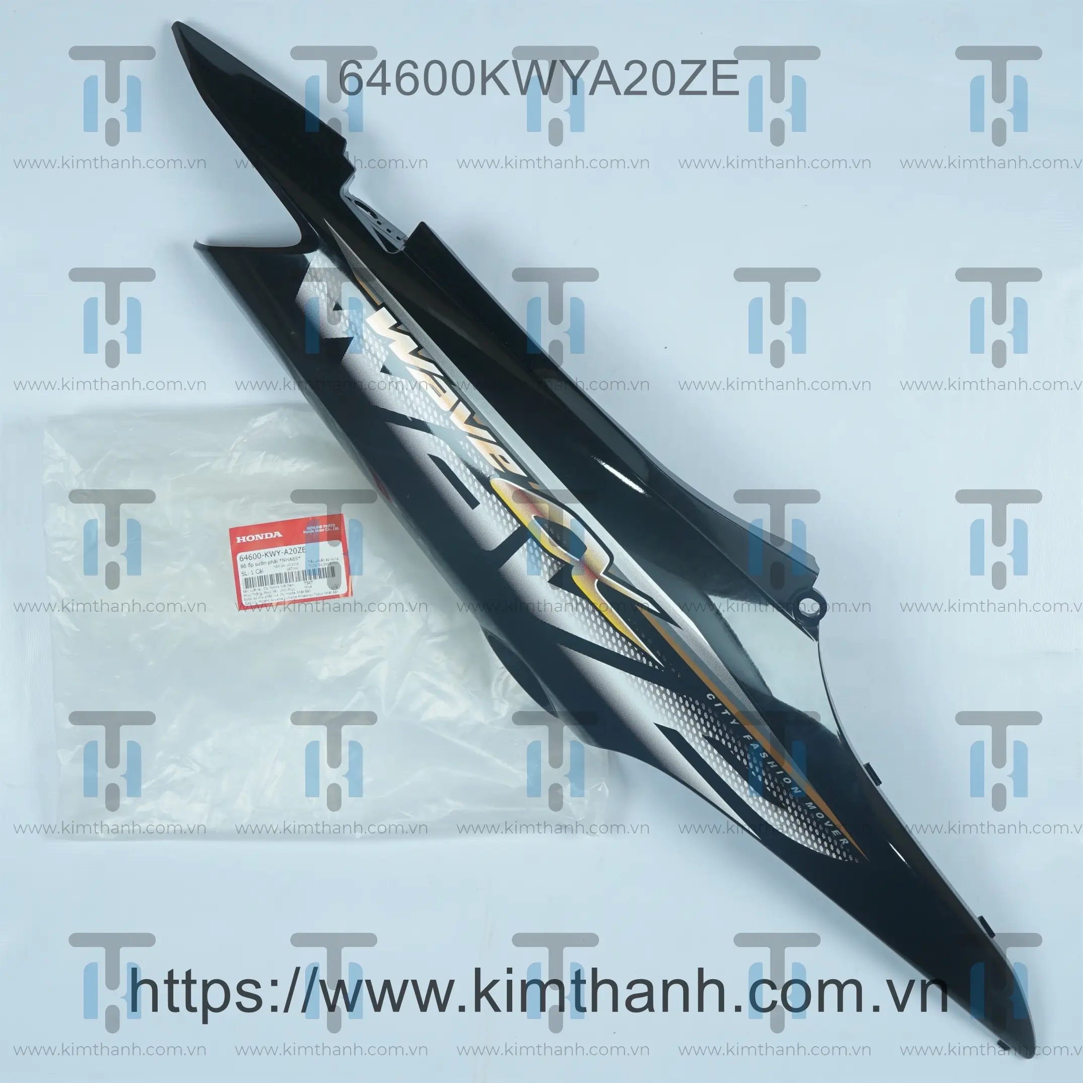 Ốp sườn đen phải có tem 2012 Wave Alpha 2006