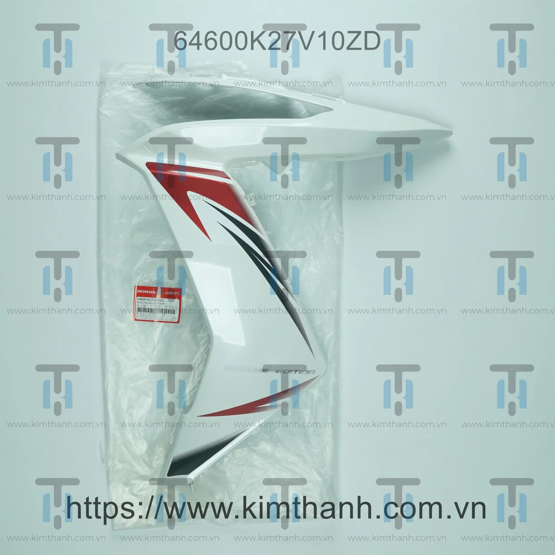 Ốp pha đèn trắng trái tem đỏ Air Blade 2013 - 2015 đèn cầu