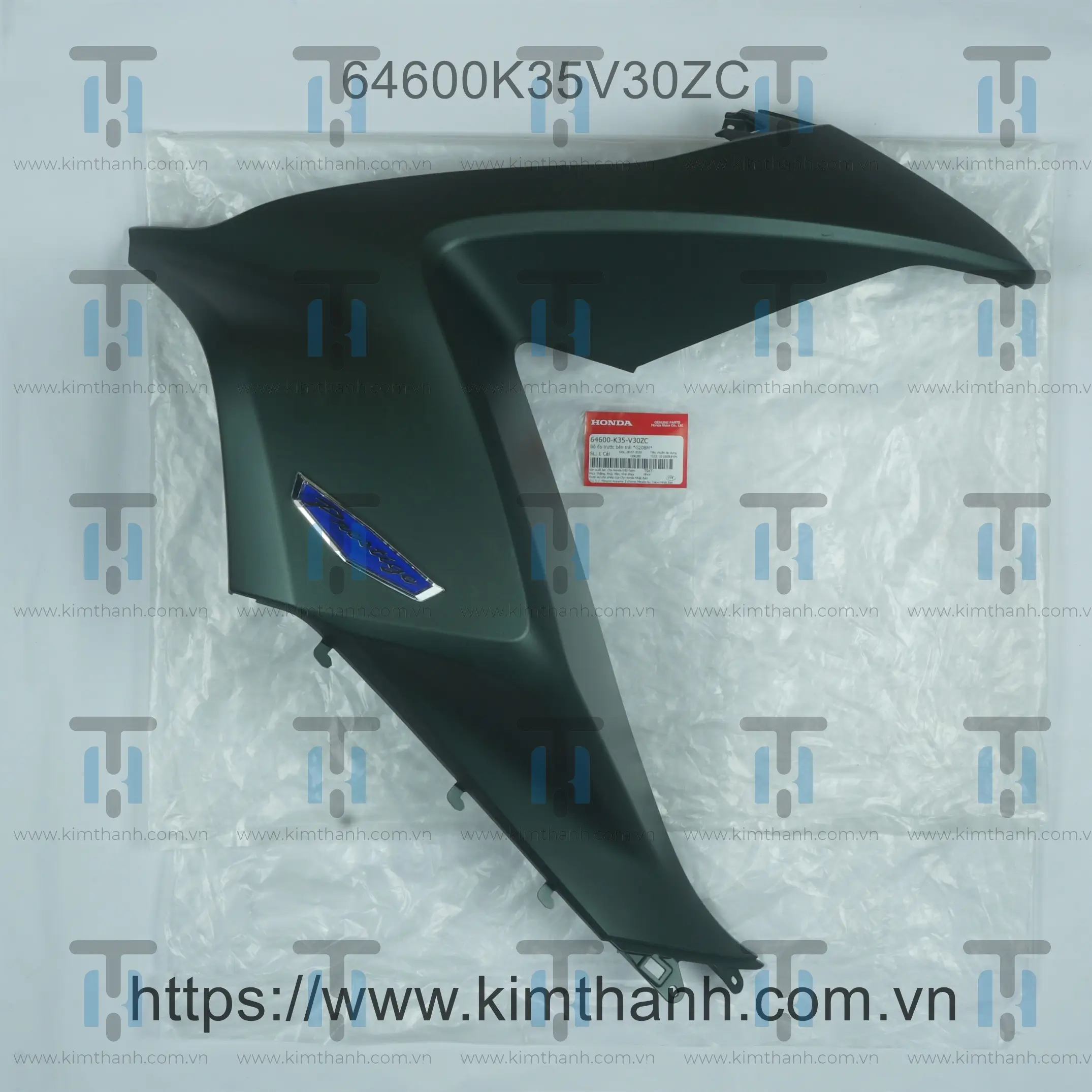 Ốp đèn lục mờ trái có tem PCX 2015 - LED