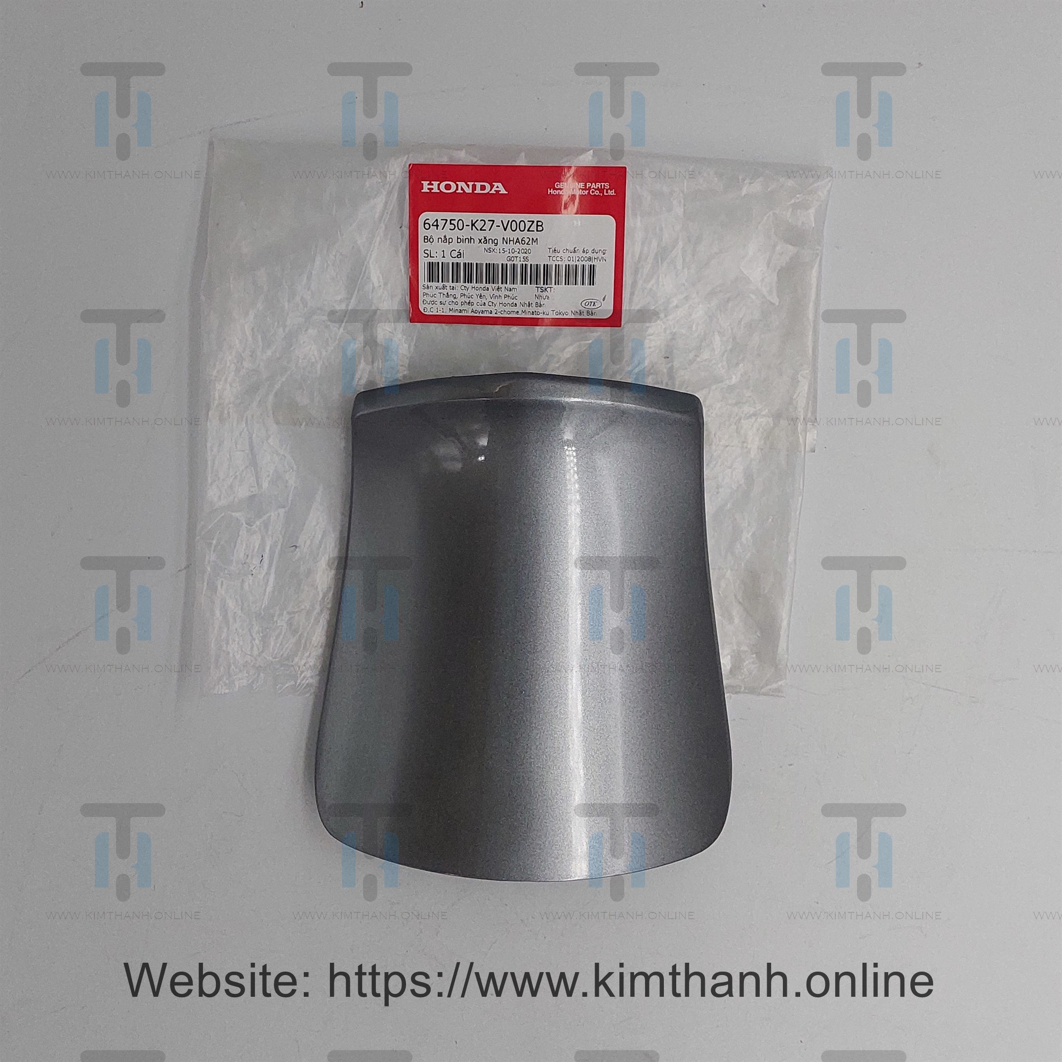 Nắp xăng xám Air Blade 2013 - 2015 đèn cầu