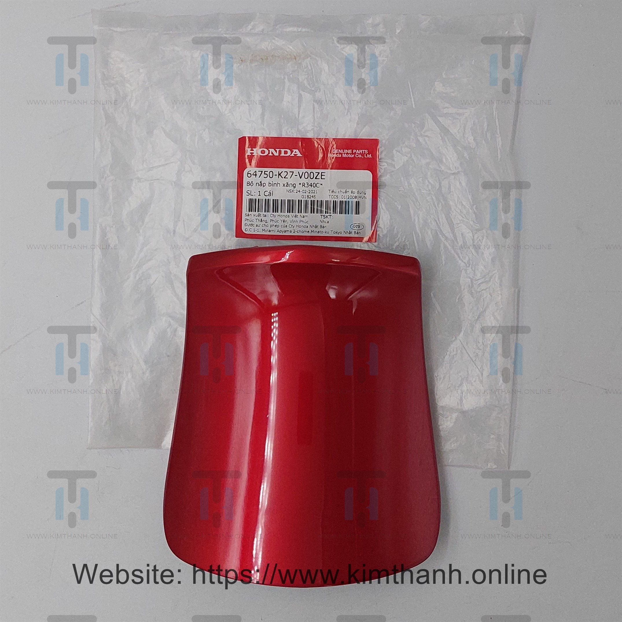 Nắp xăng đỏ Air Blade 2013 - 2015 đèn cầu