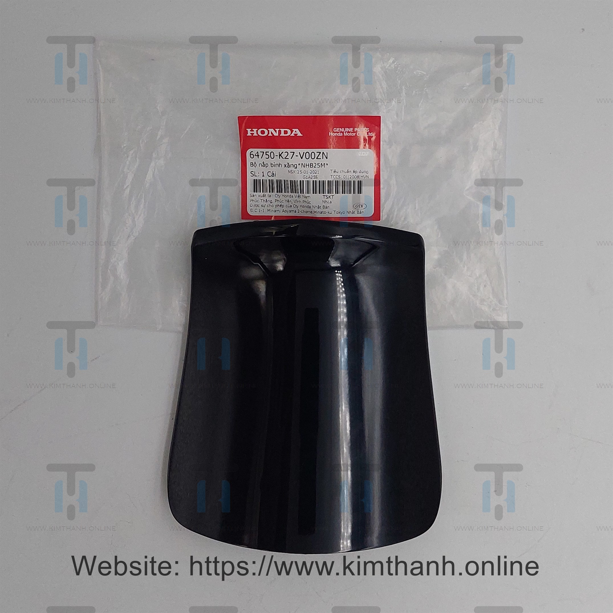 Nắp xăng đen Air Blade 2013 - 2015 đèn cầu