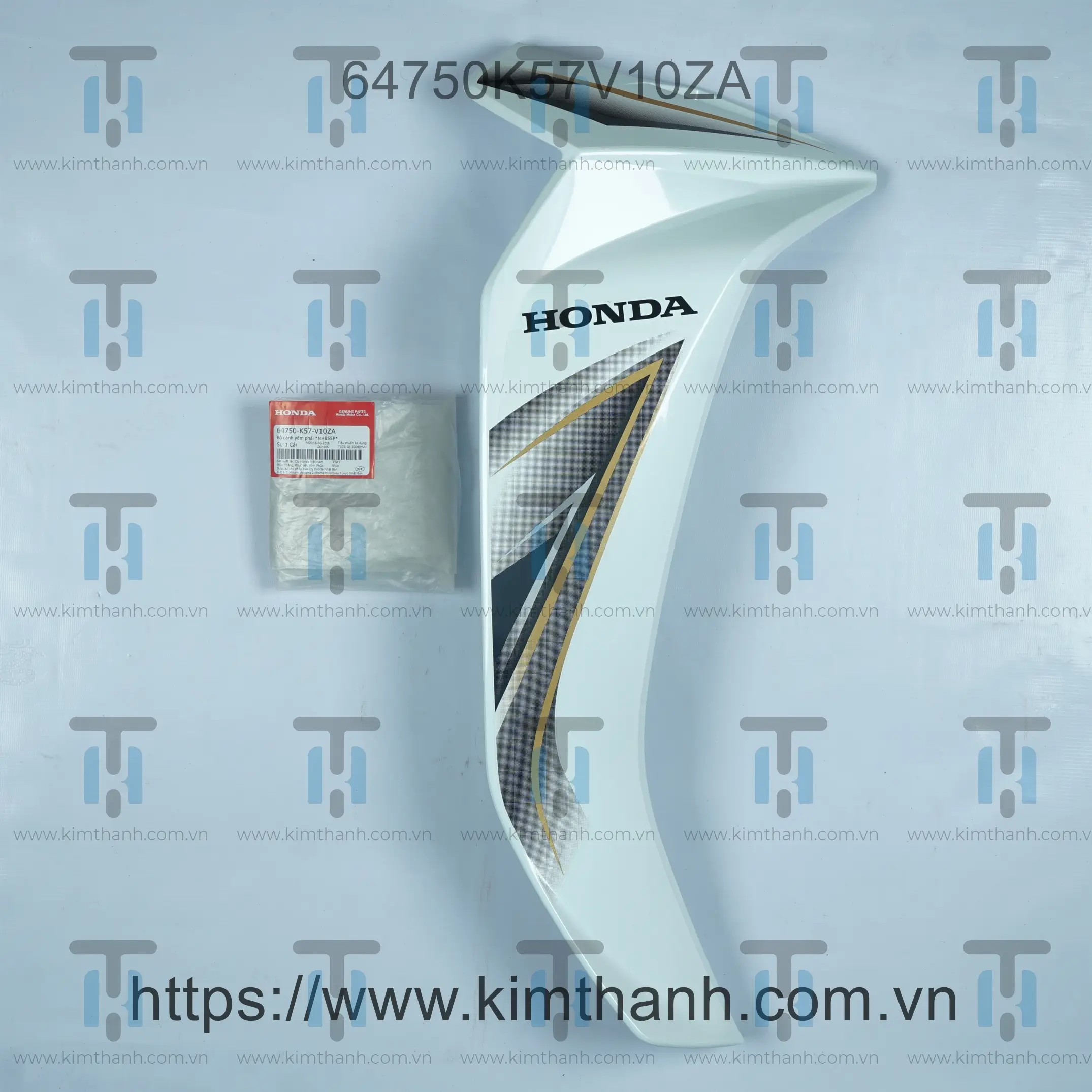Bững ngoài trắng phải tem xám Wave Blade 2014
