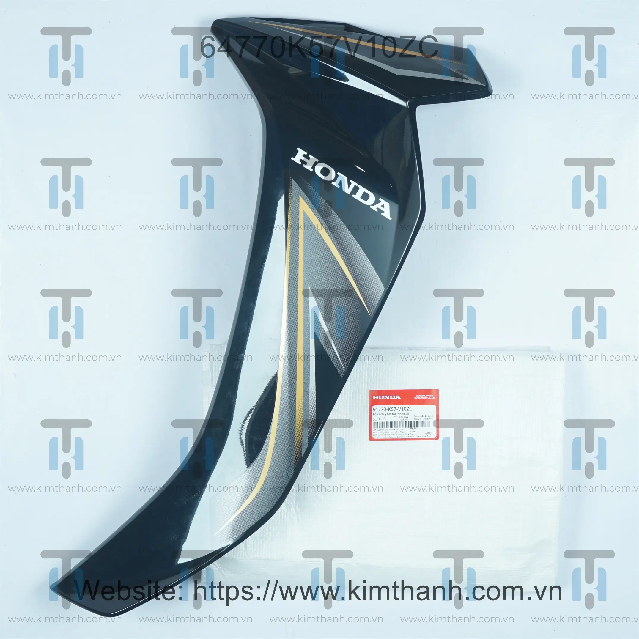 Bững ngoài đen trái tem xám Wave Blade 2014