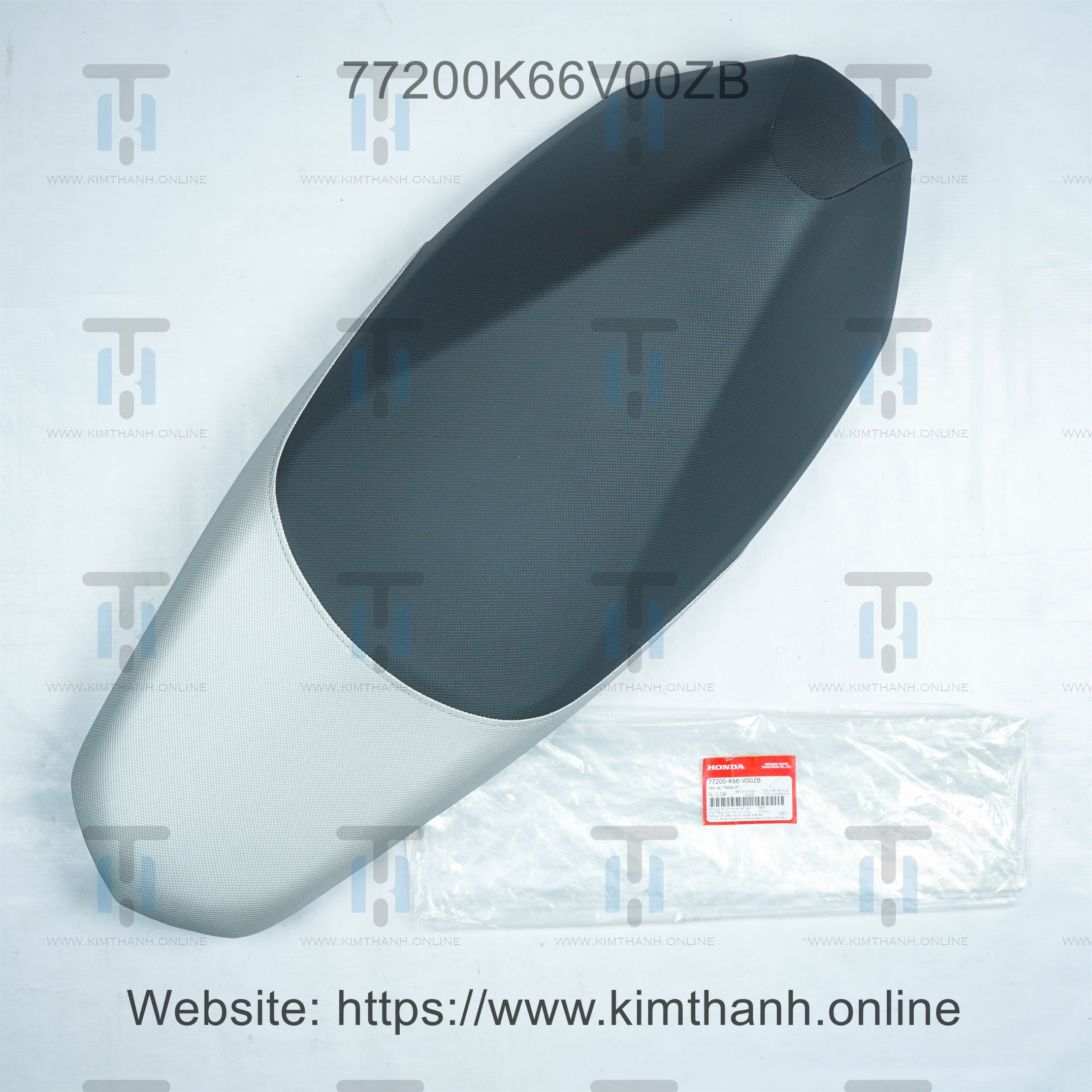 Yên đen - bạc Air Blade 2016 - 2019 đèn LED