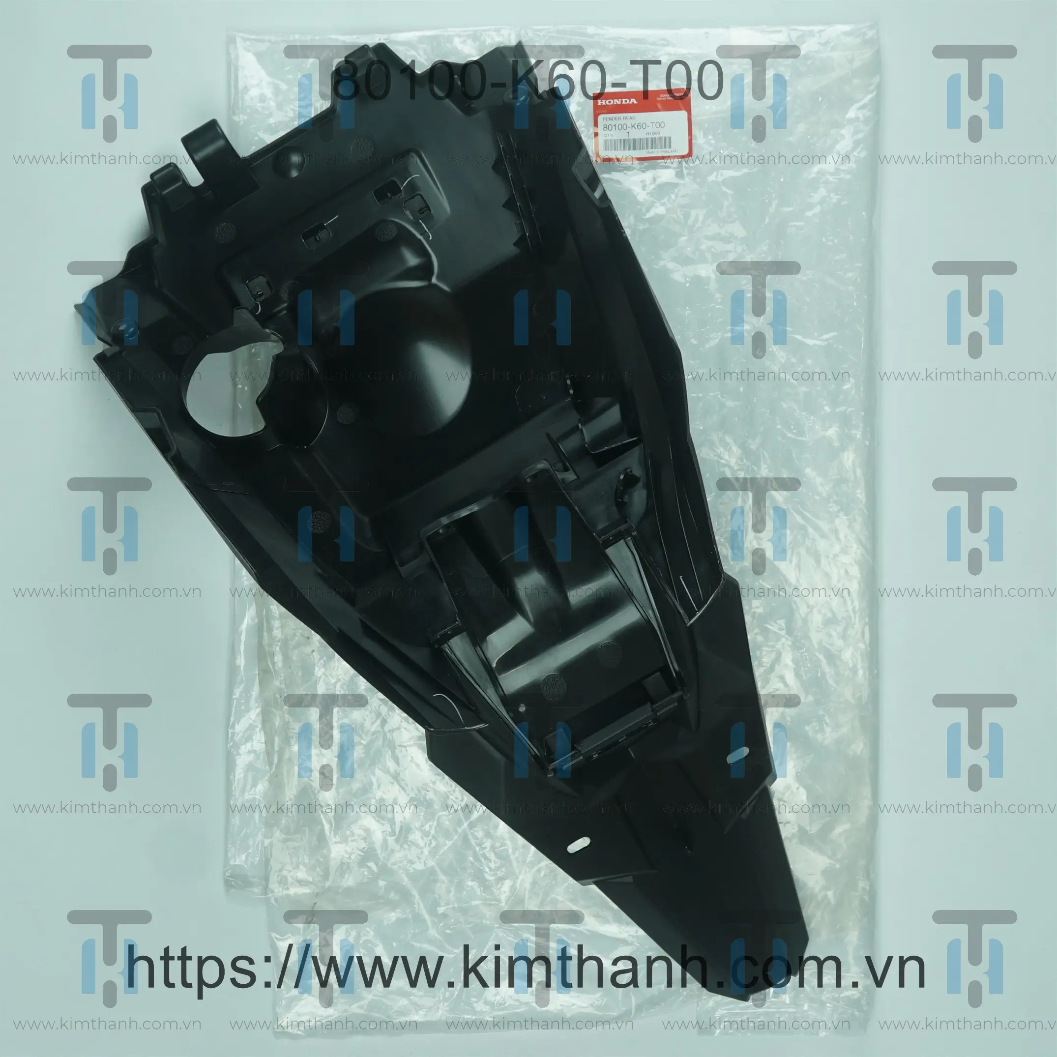 Đuôi bảng số Click Honda Thái 2015 - 2017