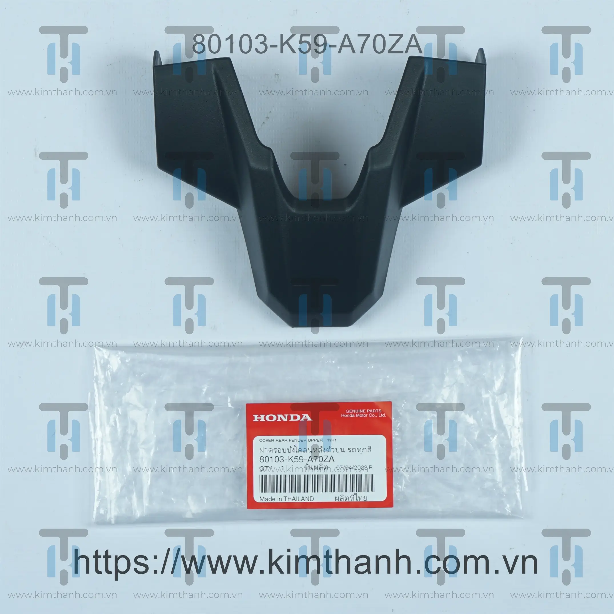 Chụp đèn bảng số Click Honda Thái 2018 - 2021