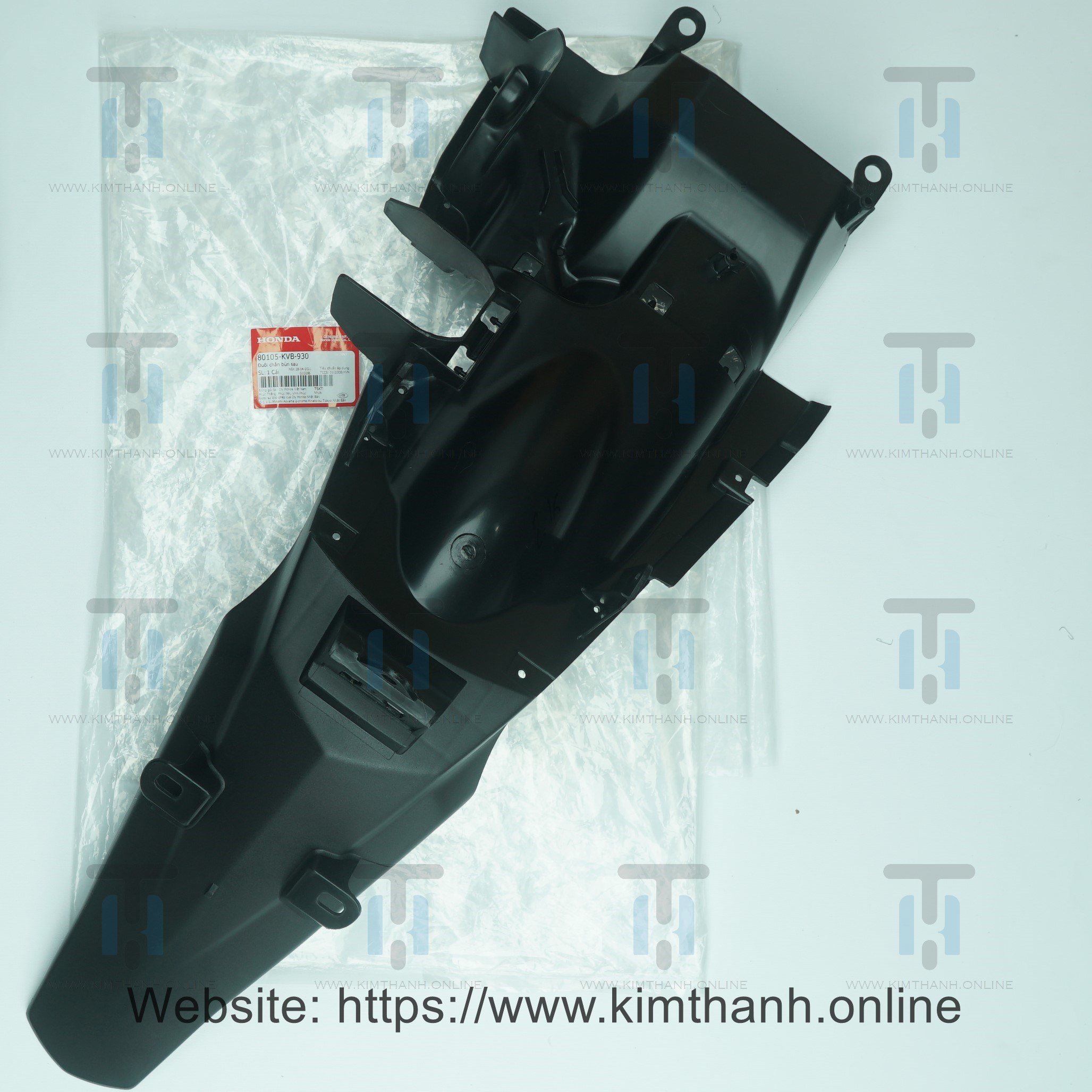 Đuôi bảng số Click 110cc Honda Việt Nam