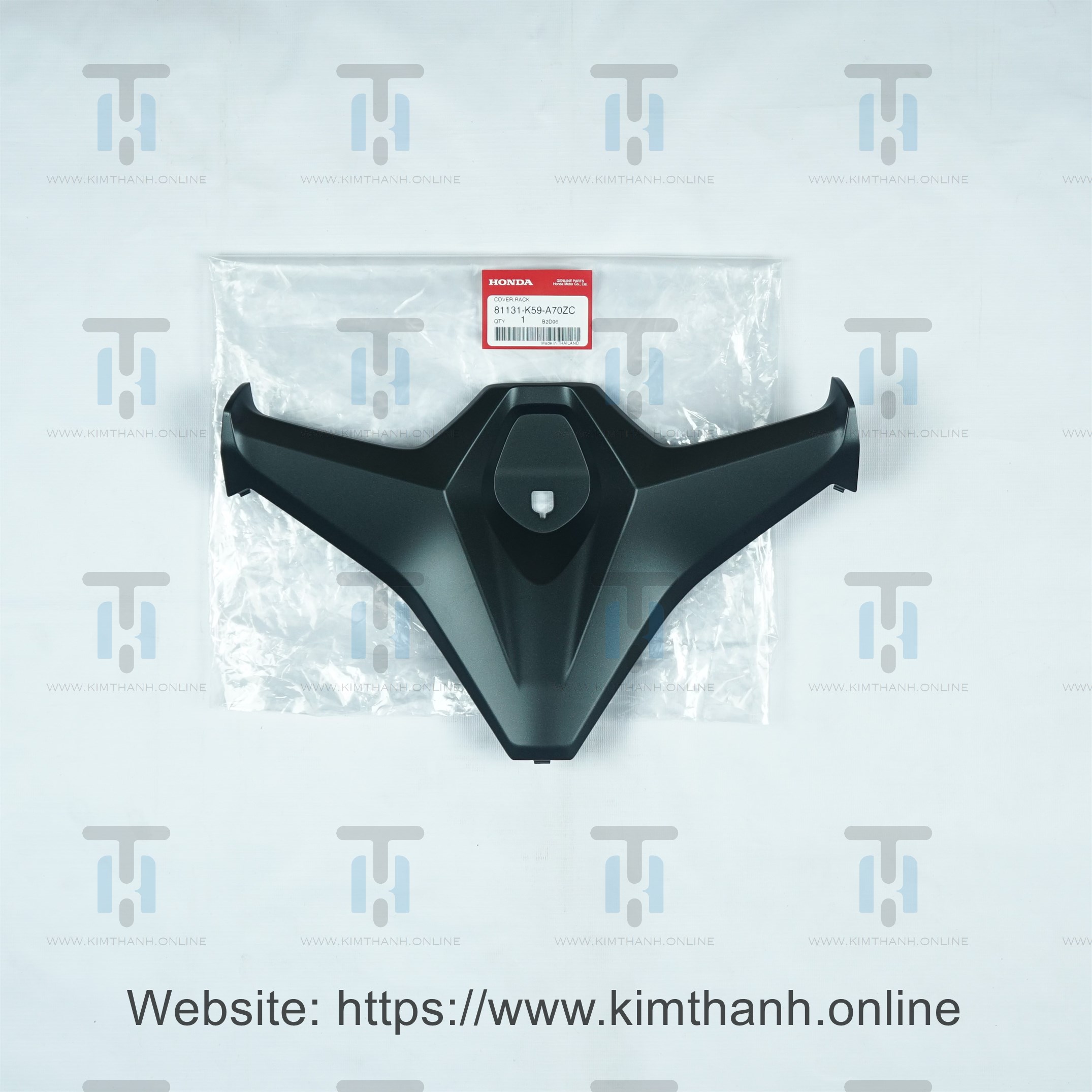 Nắp cốp đen mờ Click Honda Thái 2018 - 2021