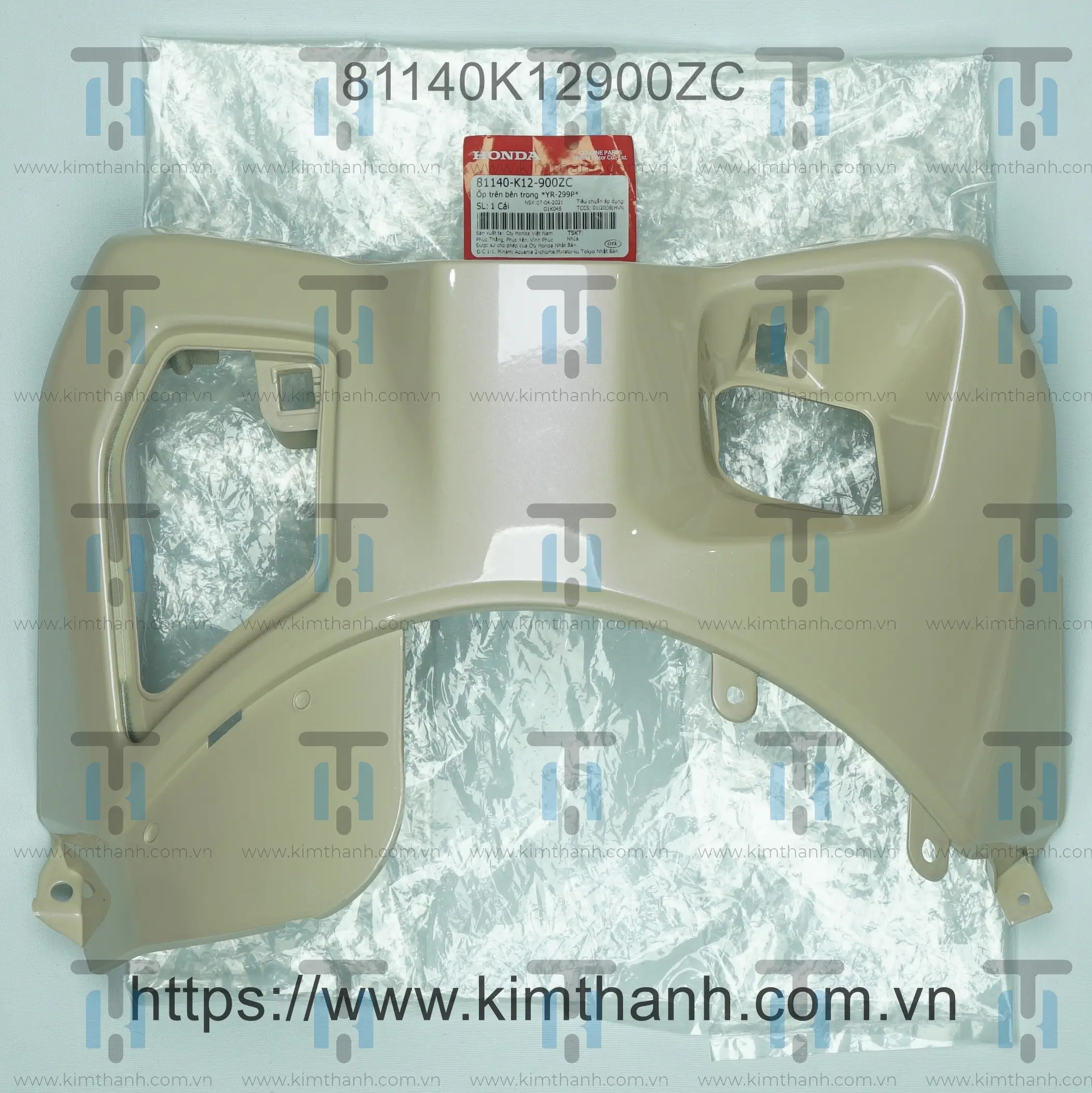 Cốp trên kem - khóa từ bạc Lead 2013 - 125cc