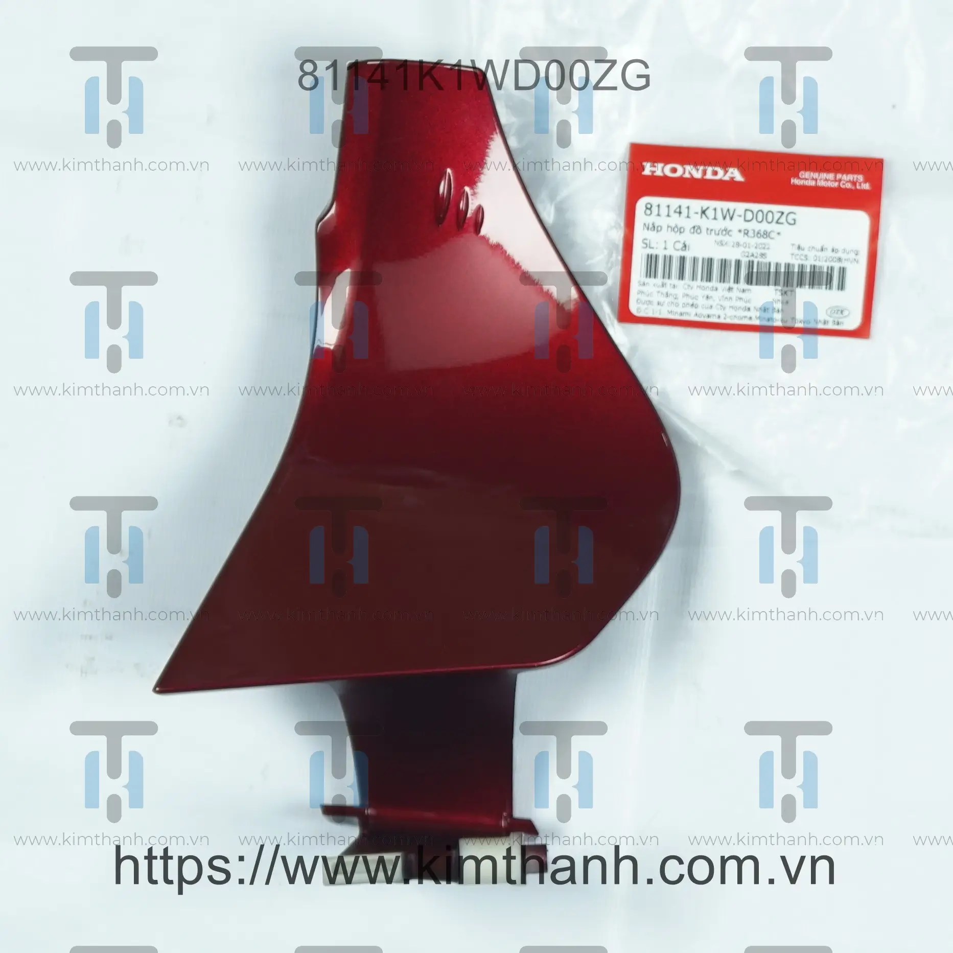 Nắp cốp trước đỏ SH 350cc