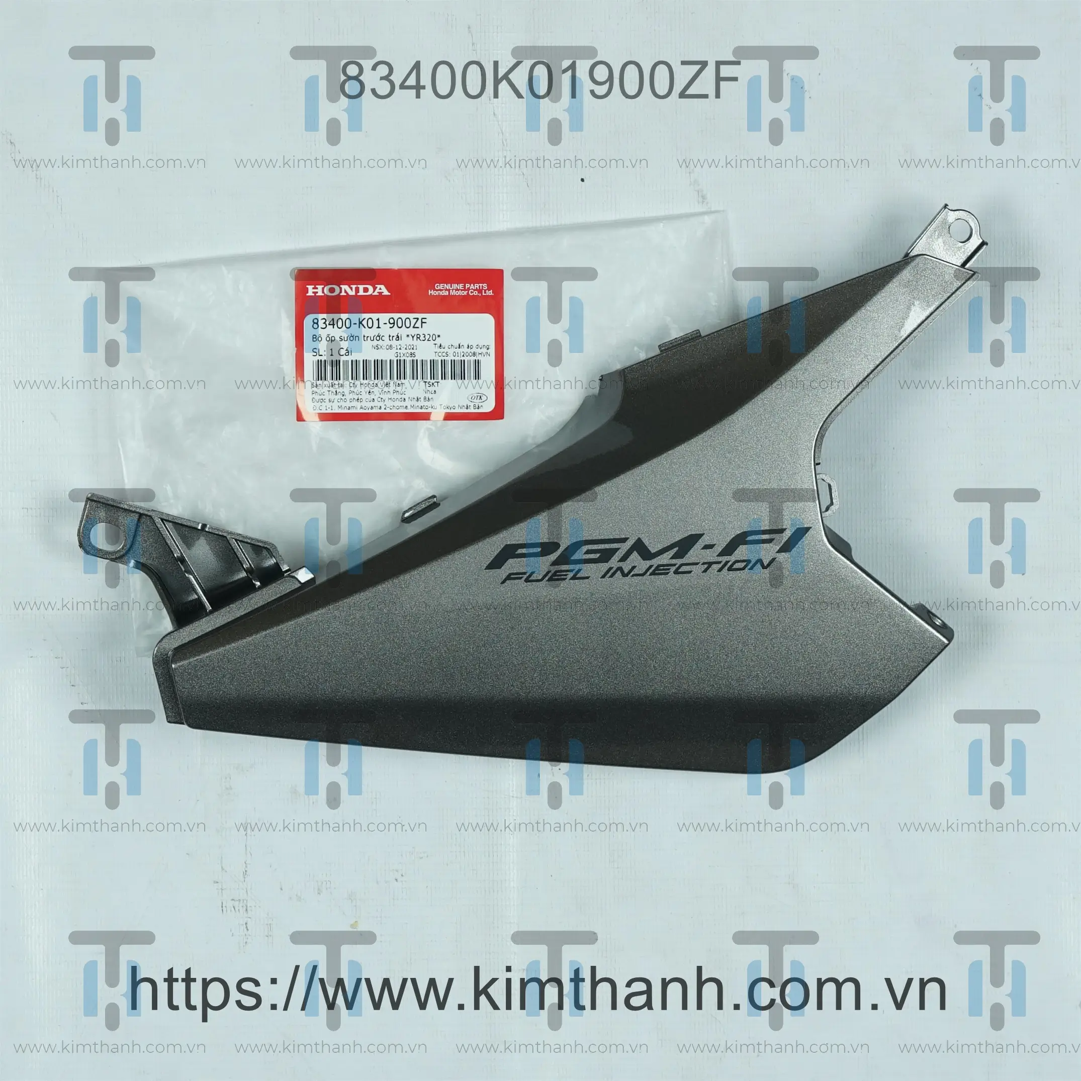Ốp gác chân lớn xám trái có tem SH Việt 2012