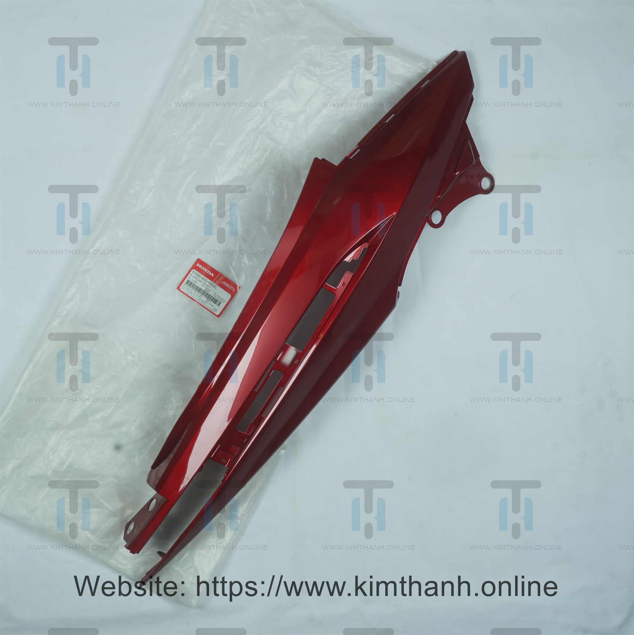 Ốp sườn Honda Việt đỏ phải không tem Air Blade đời đầu